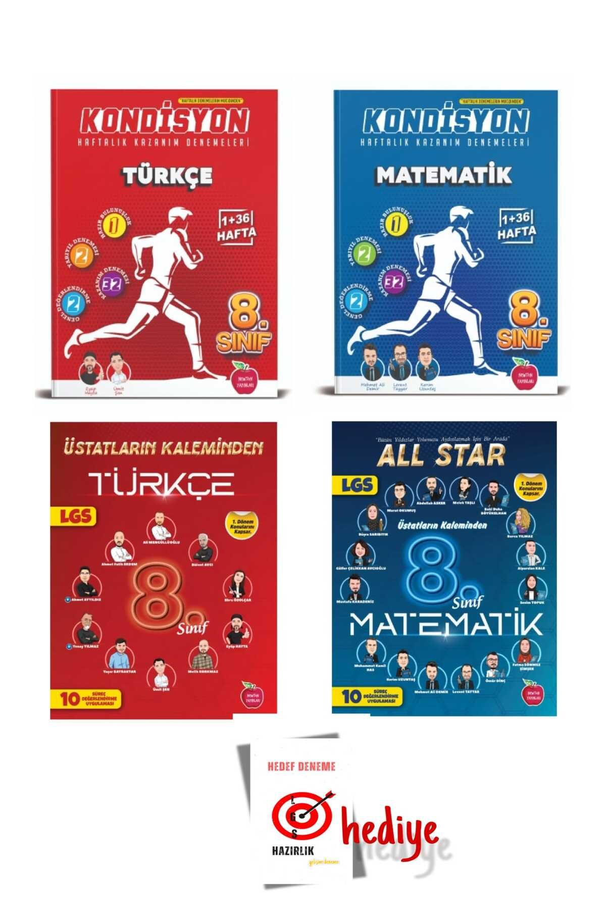 Newton Yayınları Newton 8.Sınıf LGS Kondisyon Türkçe matematik-All Star 1.dönem Türkçe matematik denemeleri