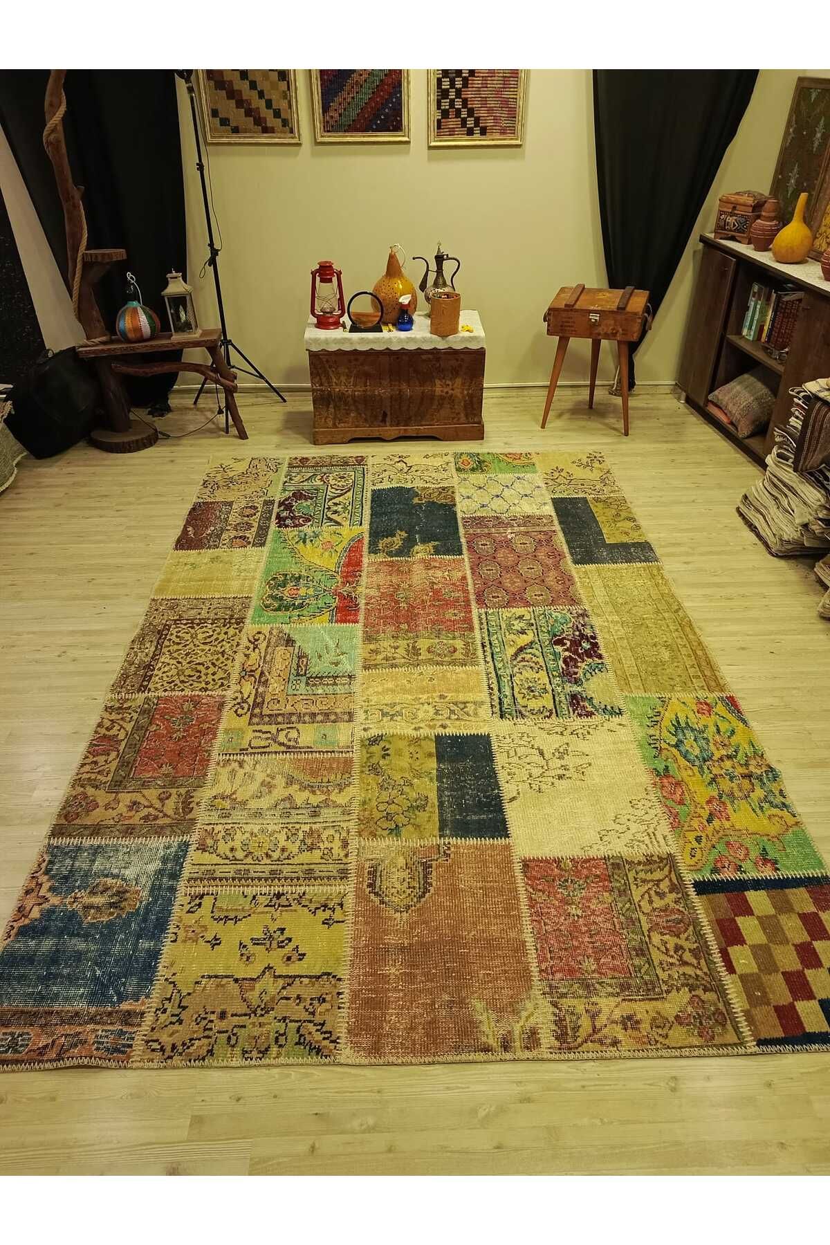 Sempati halı El Yapımı Patchwork Halı 180x280