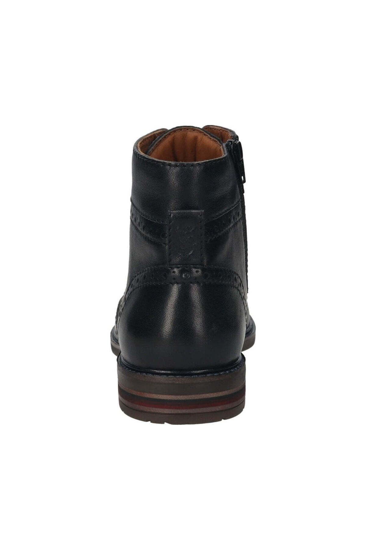 SALAMANDER-Black Booties Mens Shoes 3