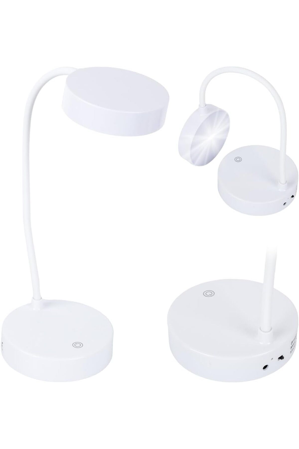 STOREMAX srh 20 LED'li 2.5 Watt Şarjlı Esnek Masa Lambası, 3 Modlu Sarı-Beyaz-Gün Işığı, Dimmer Öze