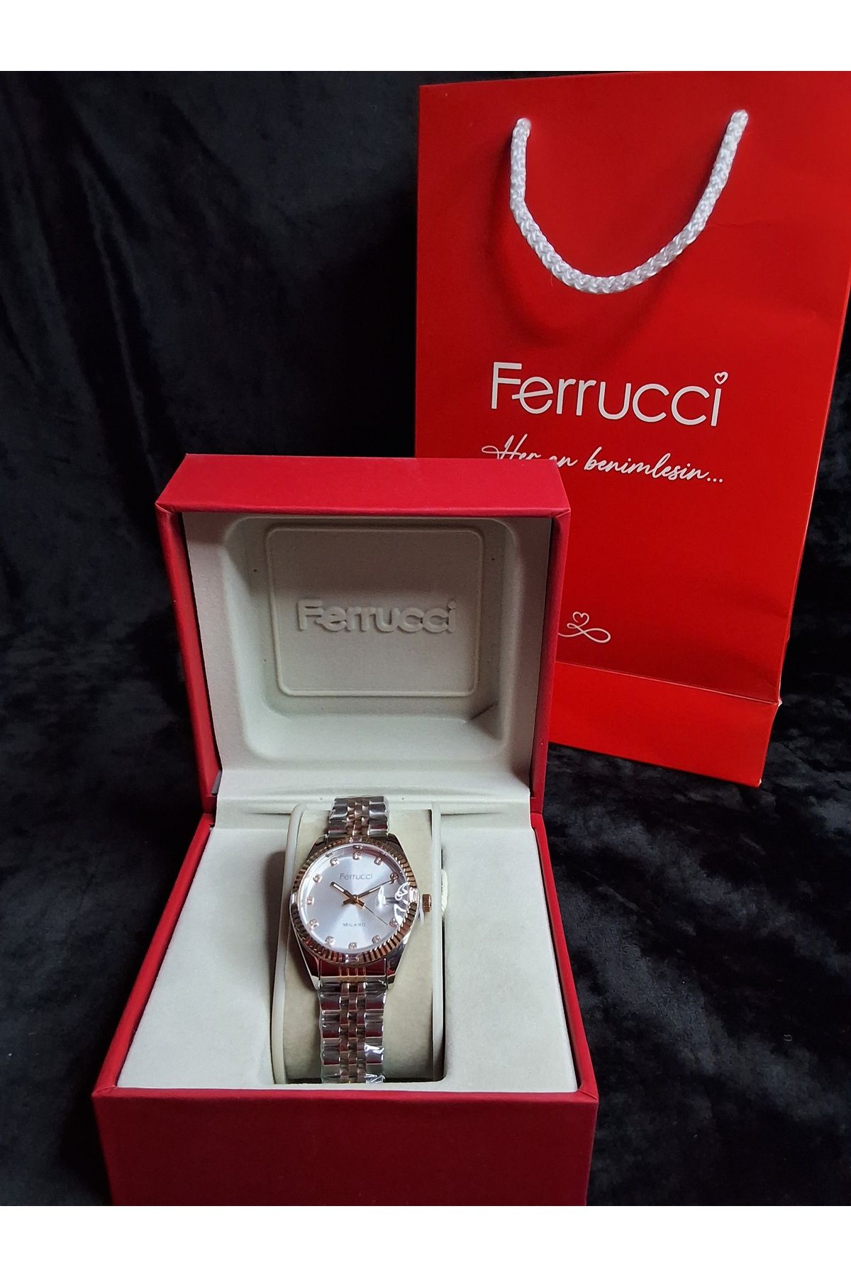 Ferrucci-Ferrucci̇ Fc03529M.03 New Season Original Steel Women's Wristwatch 2