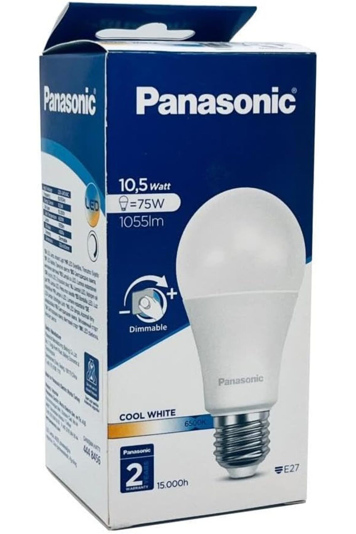 STOREMAX bystoreby 10,5W (75W) Dim Led Ampul 6500K- Beyaz Işık E27 Işığı Kısılabilen Lamba NewDesing