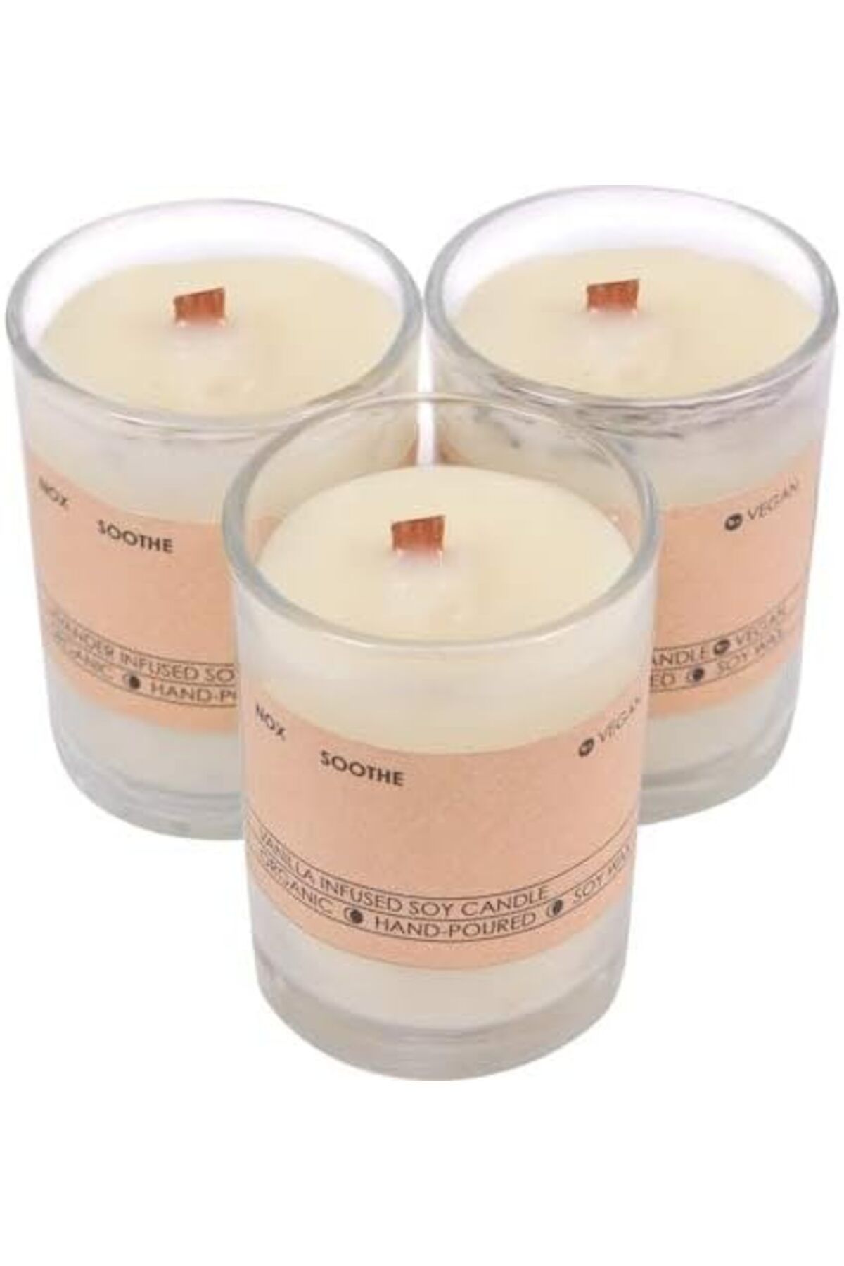 STOREMAX mrttnca Portakal Kokulu Doğal Soya Mumları 3'lü Set trndymrt 1087243