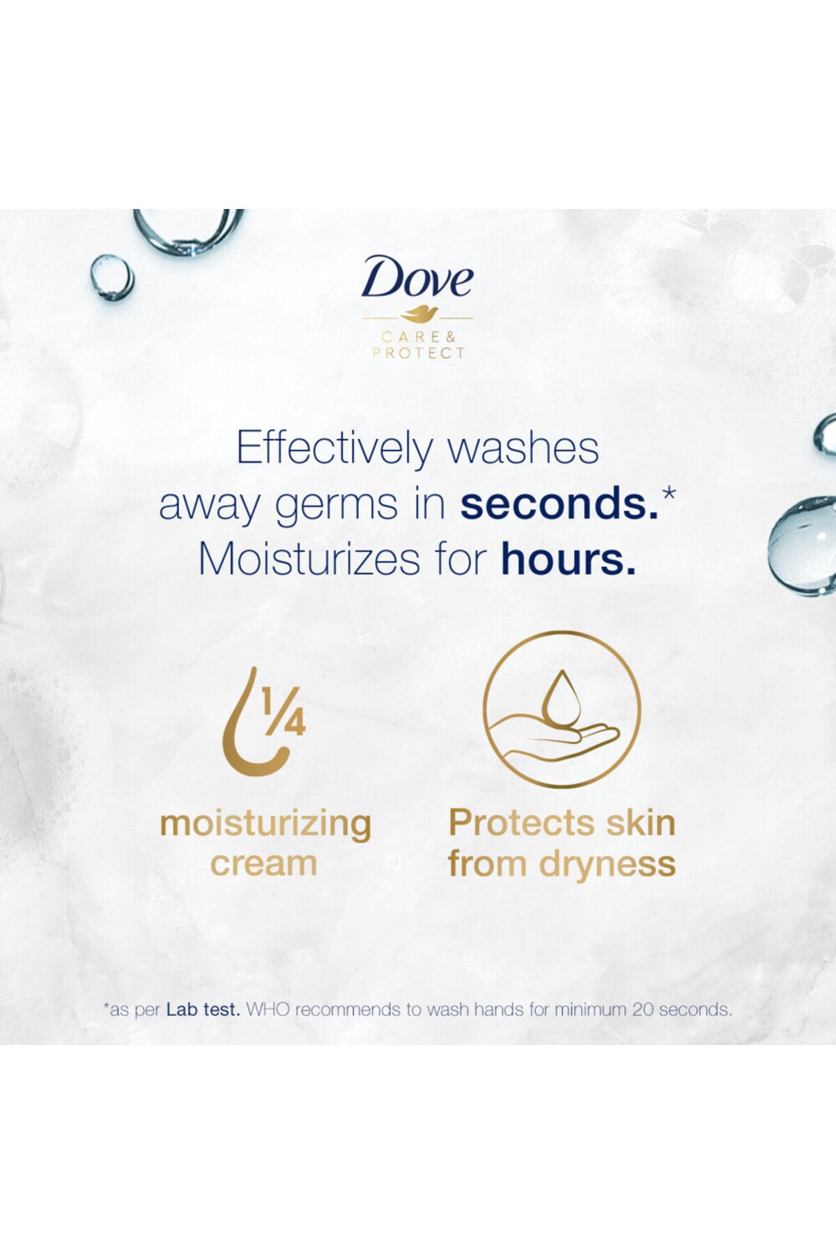 Dove-Antibacterial Hand Wash, with moisturising formula to protect from dryness and germs, 500ml 5