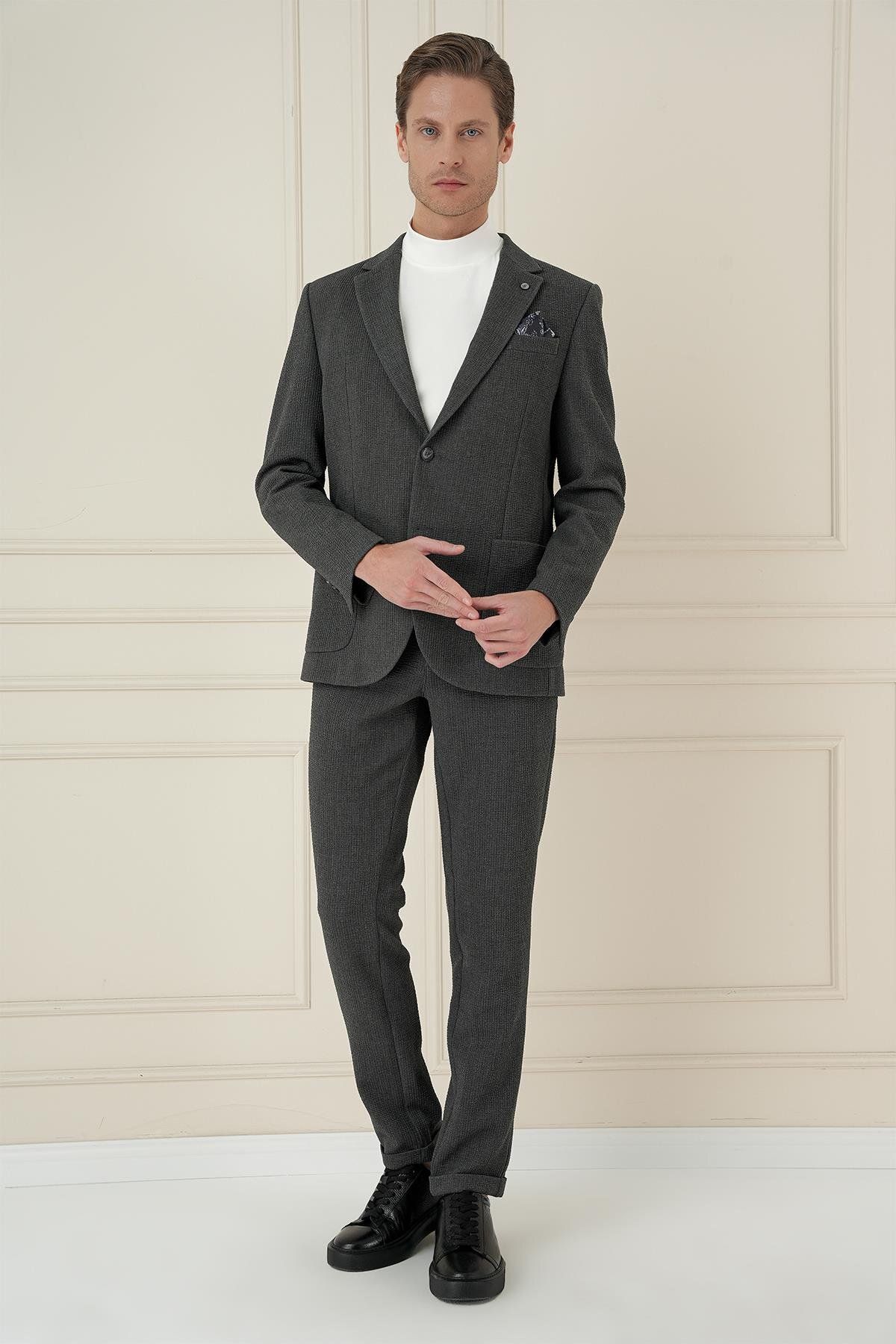 کاپشن اسپرت دودی Slim Fit C 694 Efor