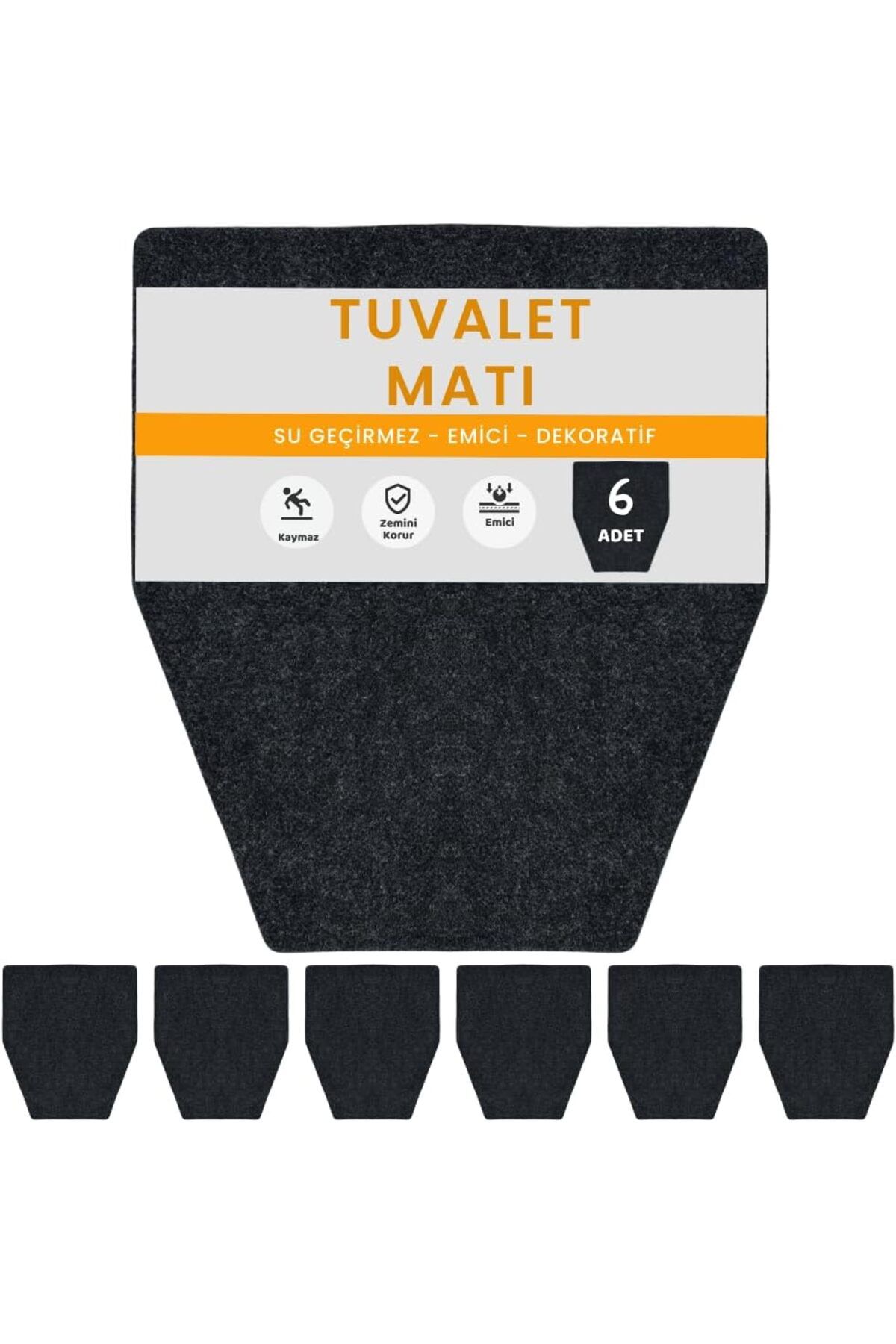 STOREMAX nffashopm Kaydırmaz Yıkanabilir Tuvalet Halısı Emici Su Geçirmez Koku Tutmaz Dayanıklı Pisuva