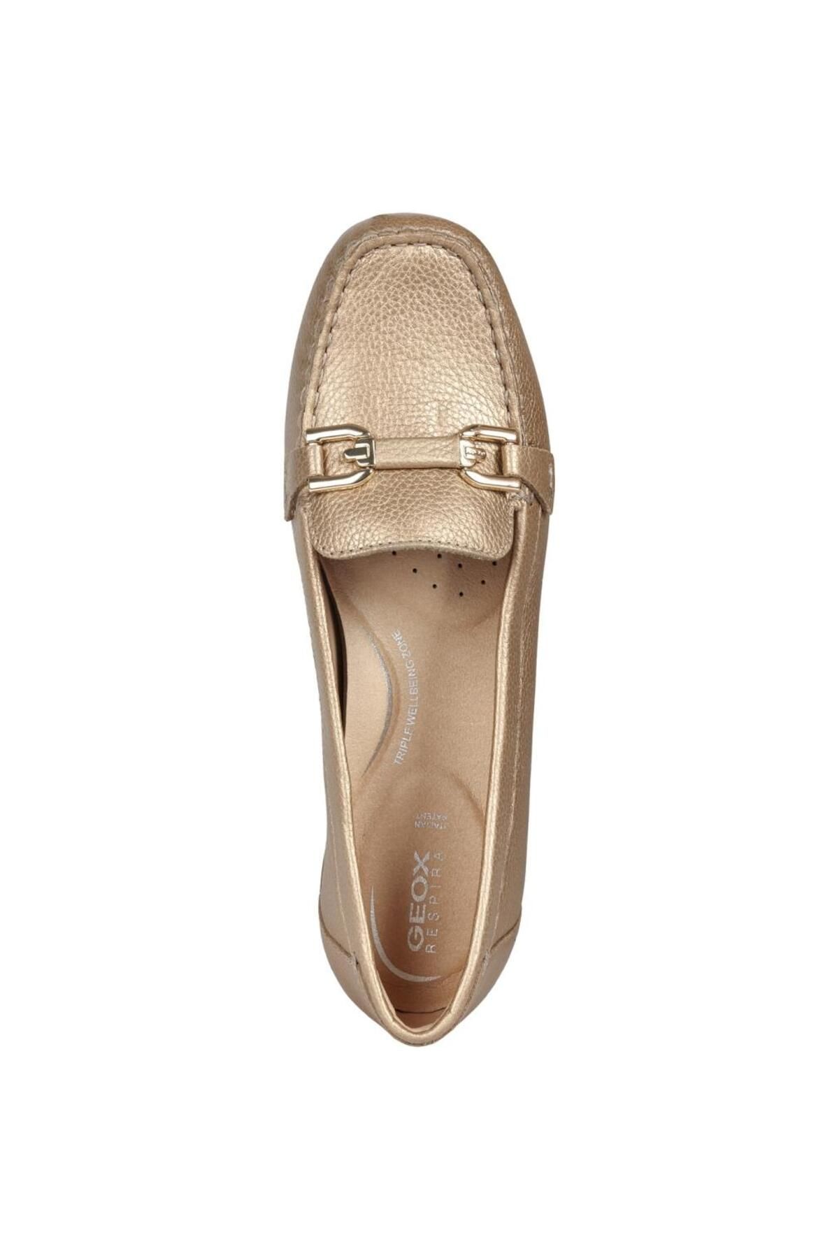 Geox-Gold Flats Pantofi dama 5