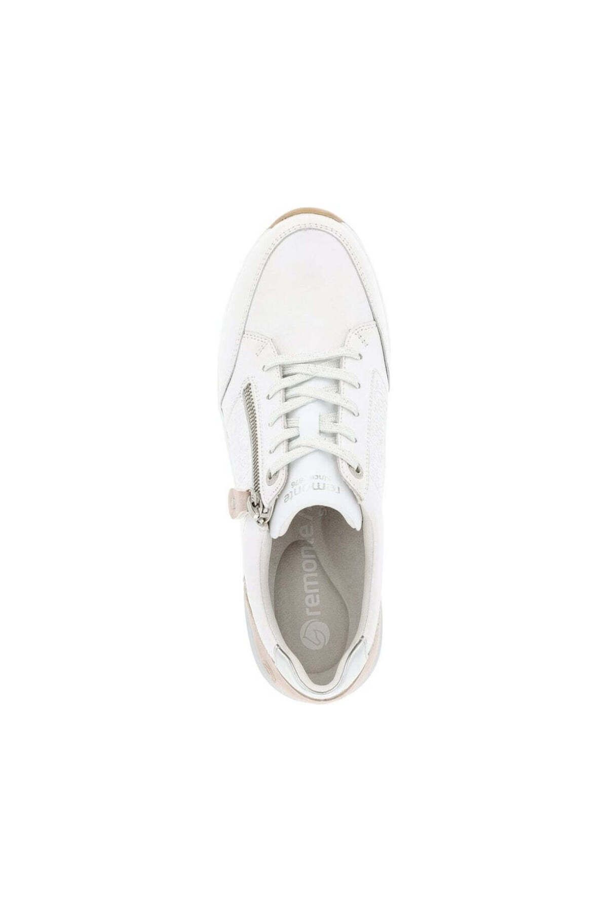 Remonte-White Trainers Womens Shoes 4