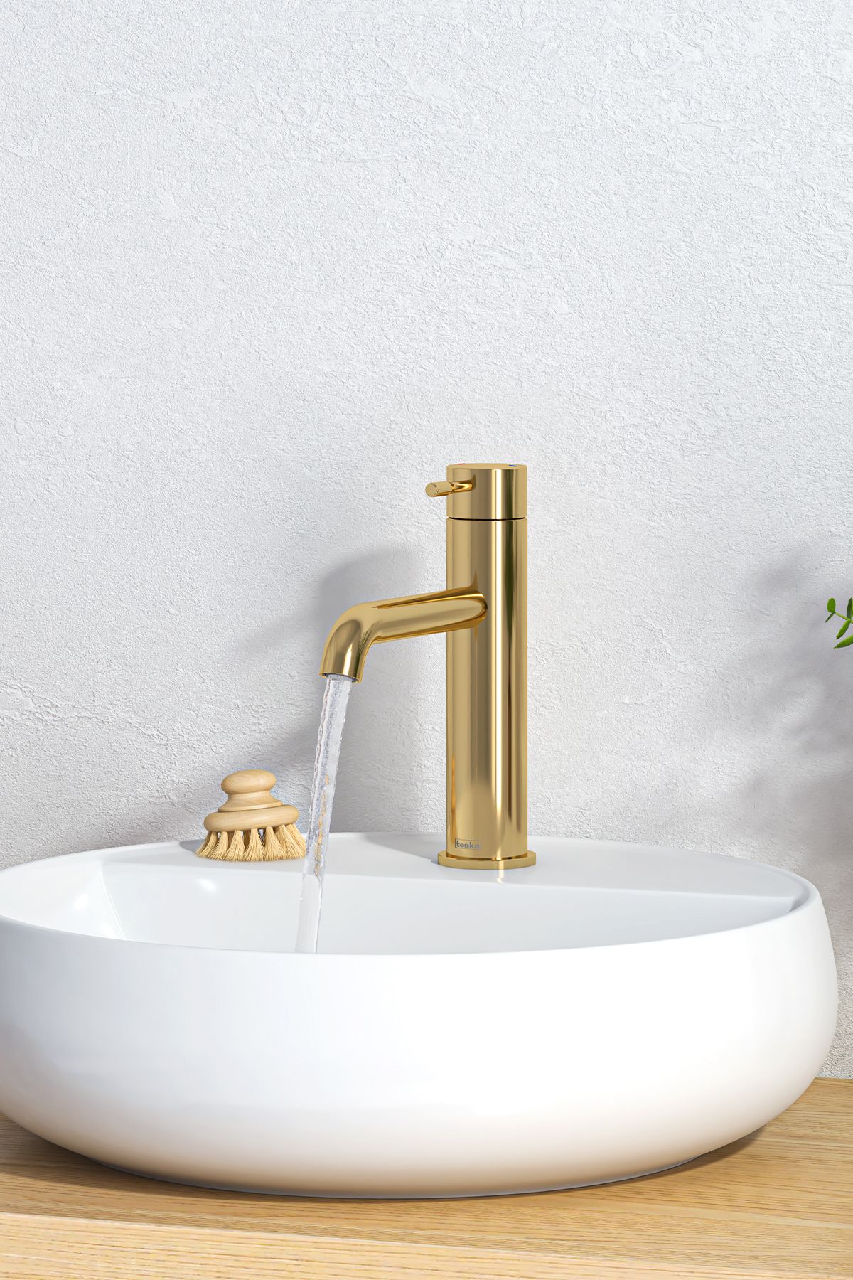 TESKA-Atlas Leo S Basin Faucet-Gold 2