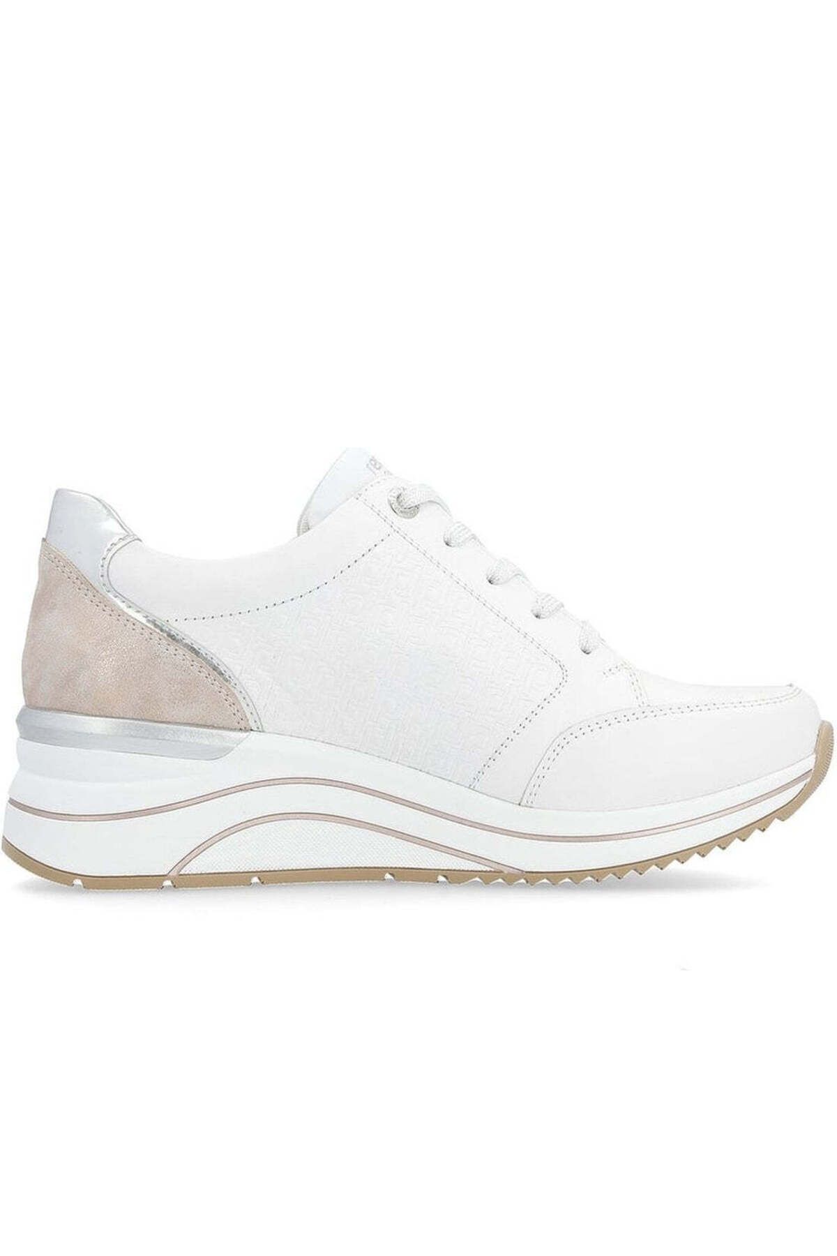 Remonte-White Trainers Womens Shoes 5