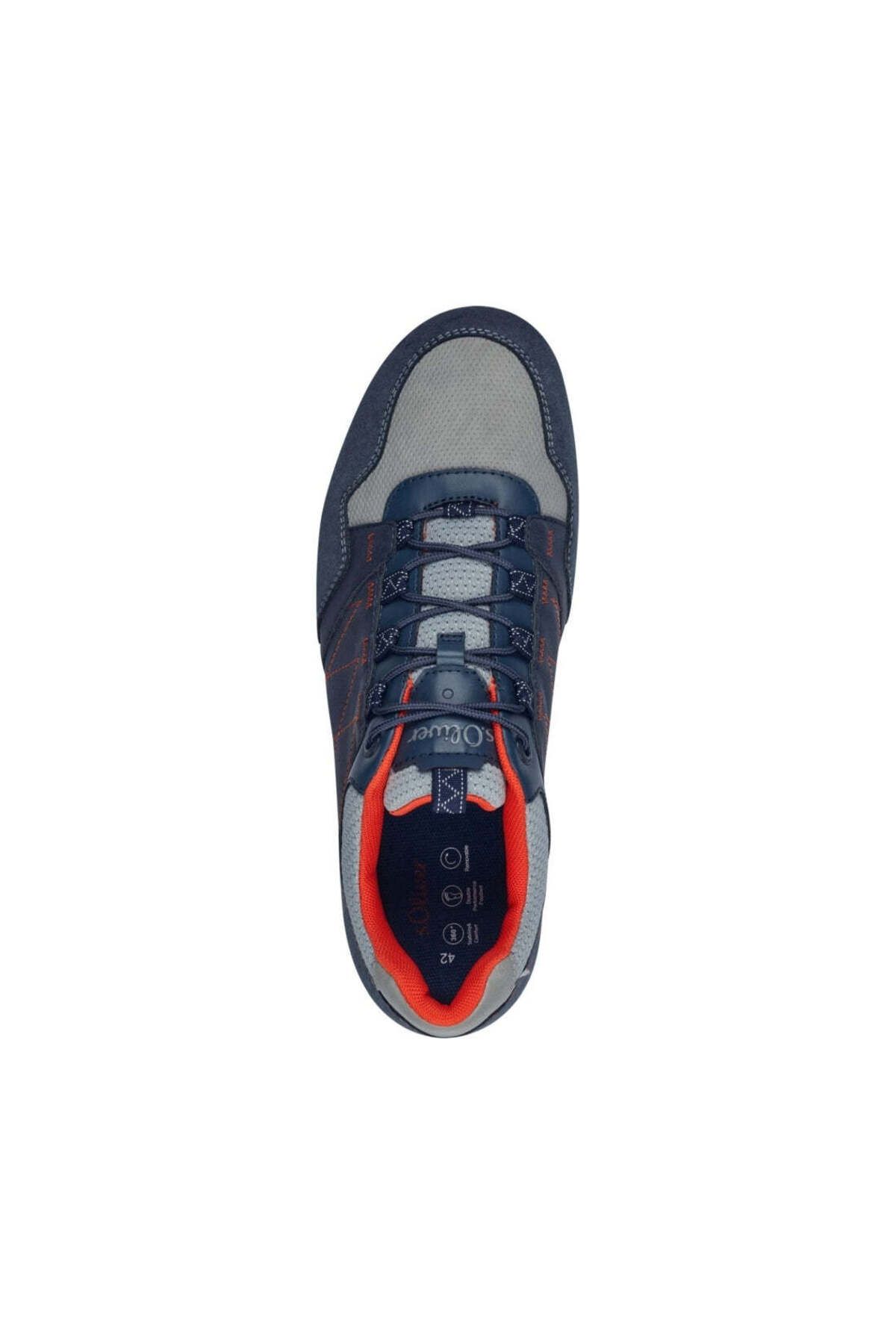 s.Oliver-Blue Trainers Mens Shoes 4