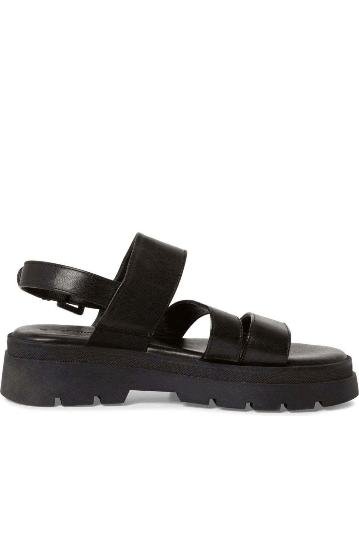 s.Oliver-Black Sandals Womens Shoes 3