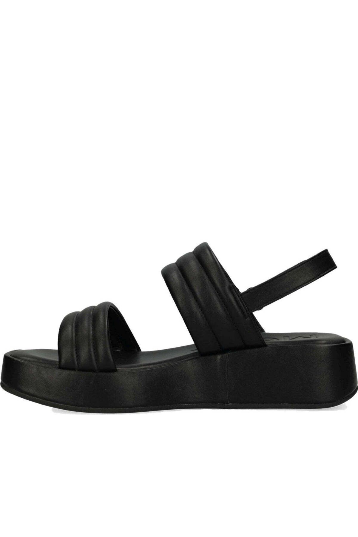 MEXX-Black Sandals Womens Shoes 6