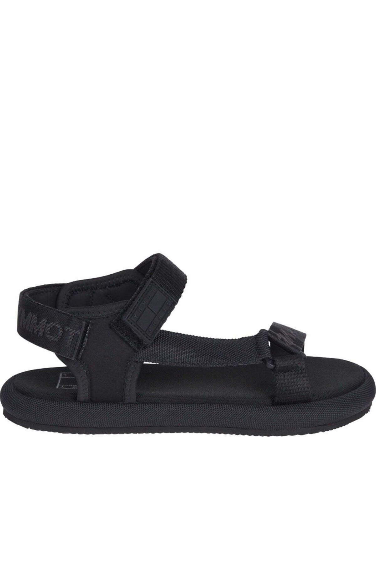 Tommy Jeans-Black Sandals Womens Shoes 1