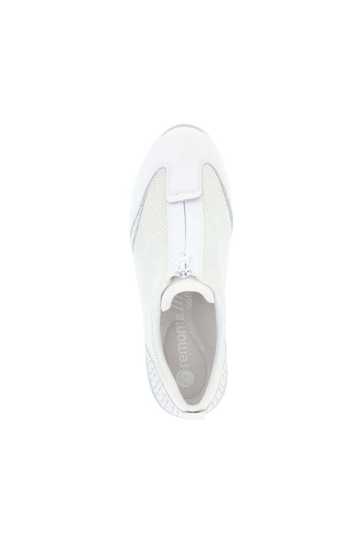 Remonte-White Trainers Womens Shoes 4