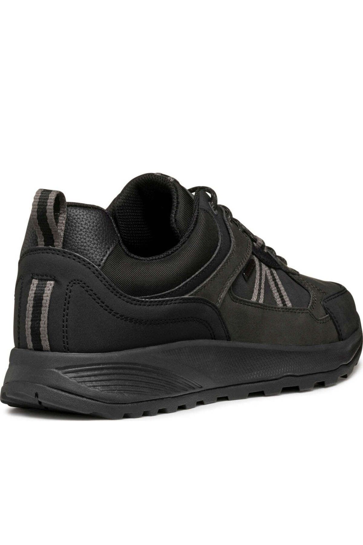 Geox-Black Trainers Mens Shoes 4