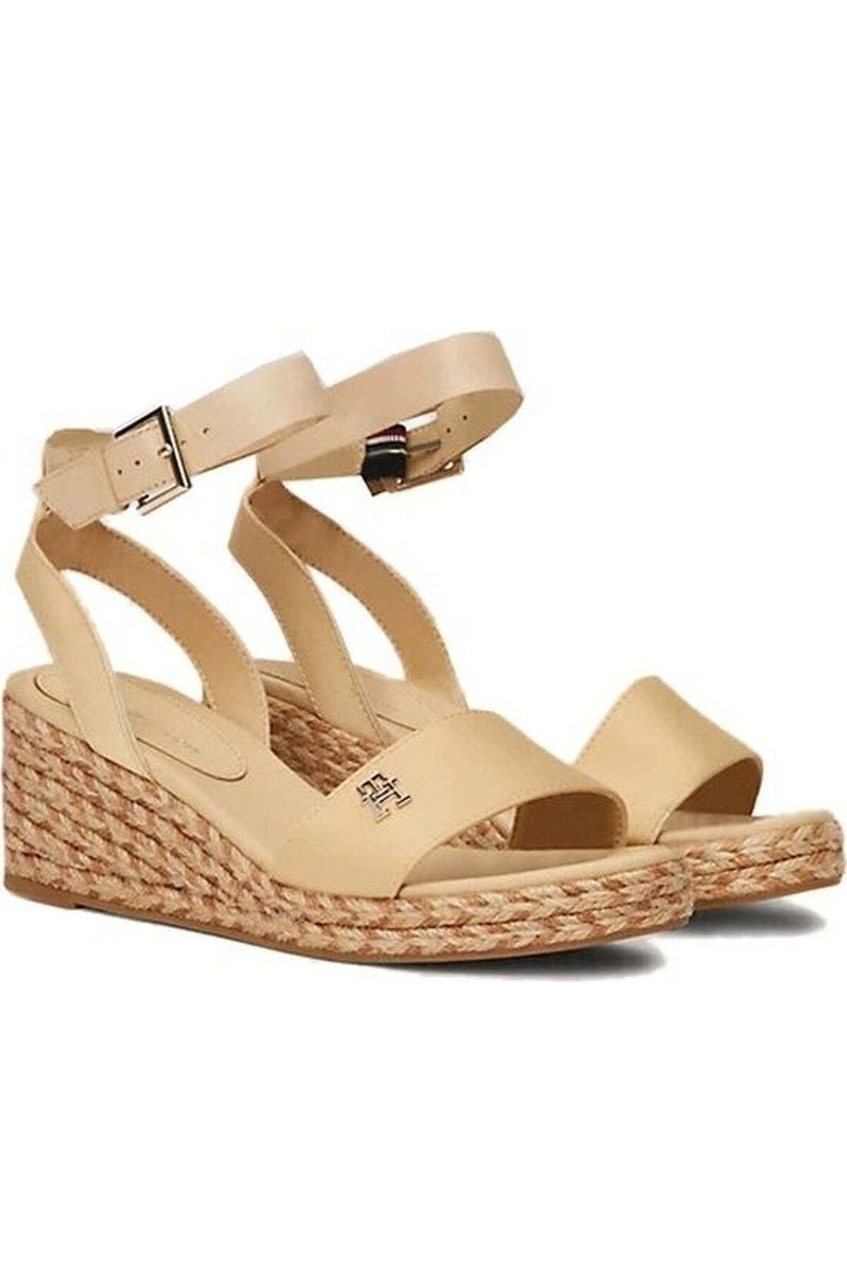 Tommy Hilfiger-Beige Sandals Womens Shoes 1