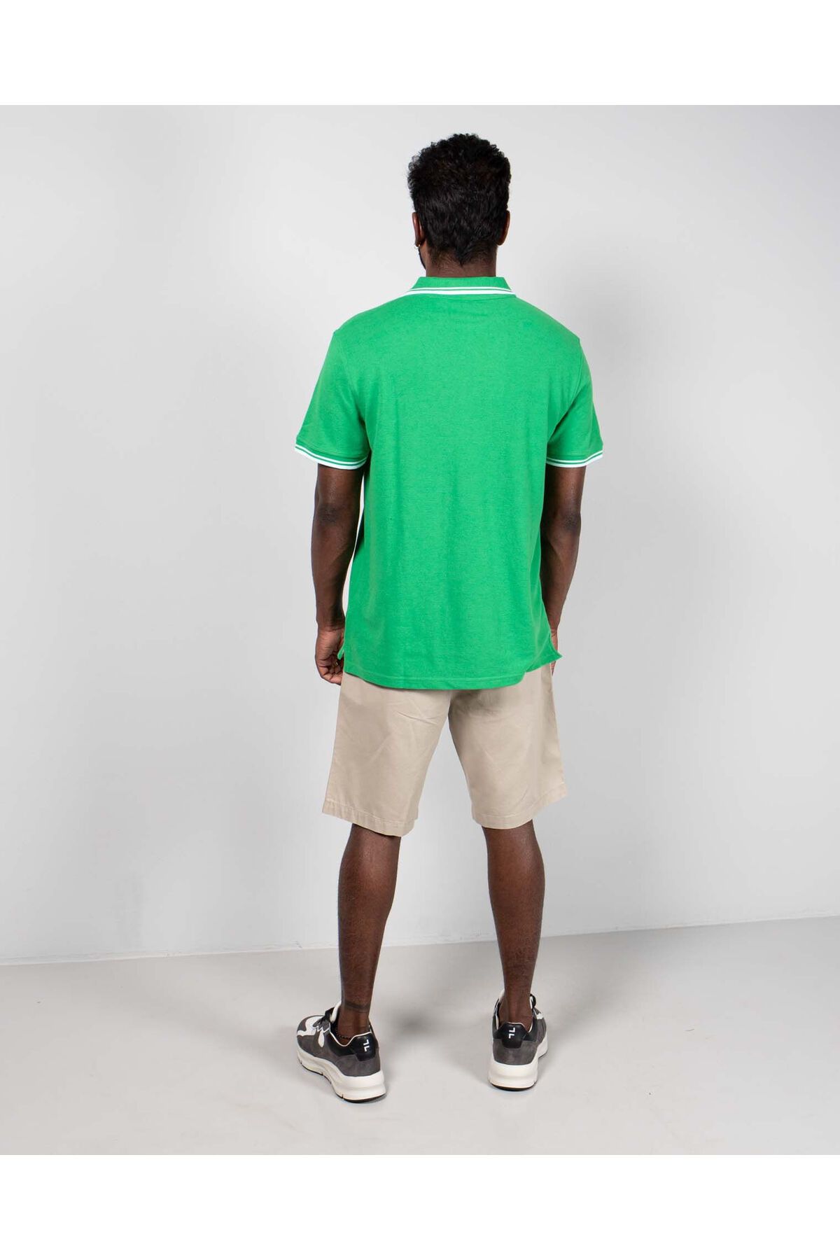 Miniprix-Bell Bottom cotton T-shirt with collar 24FIN01002 3