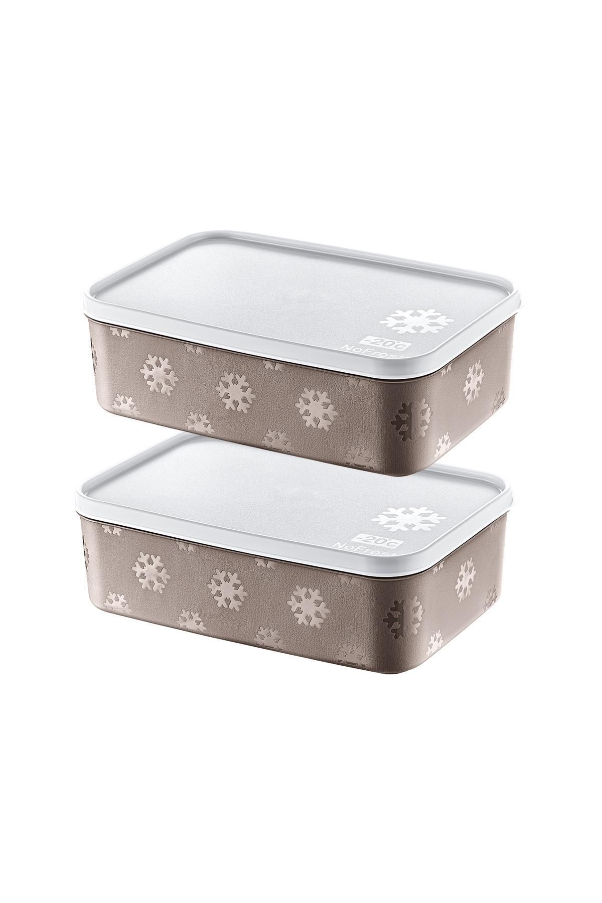 Smartware-Terra 1600 ml - Set of 2 No Frost Storage Containers 2