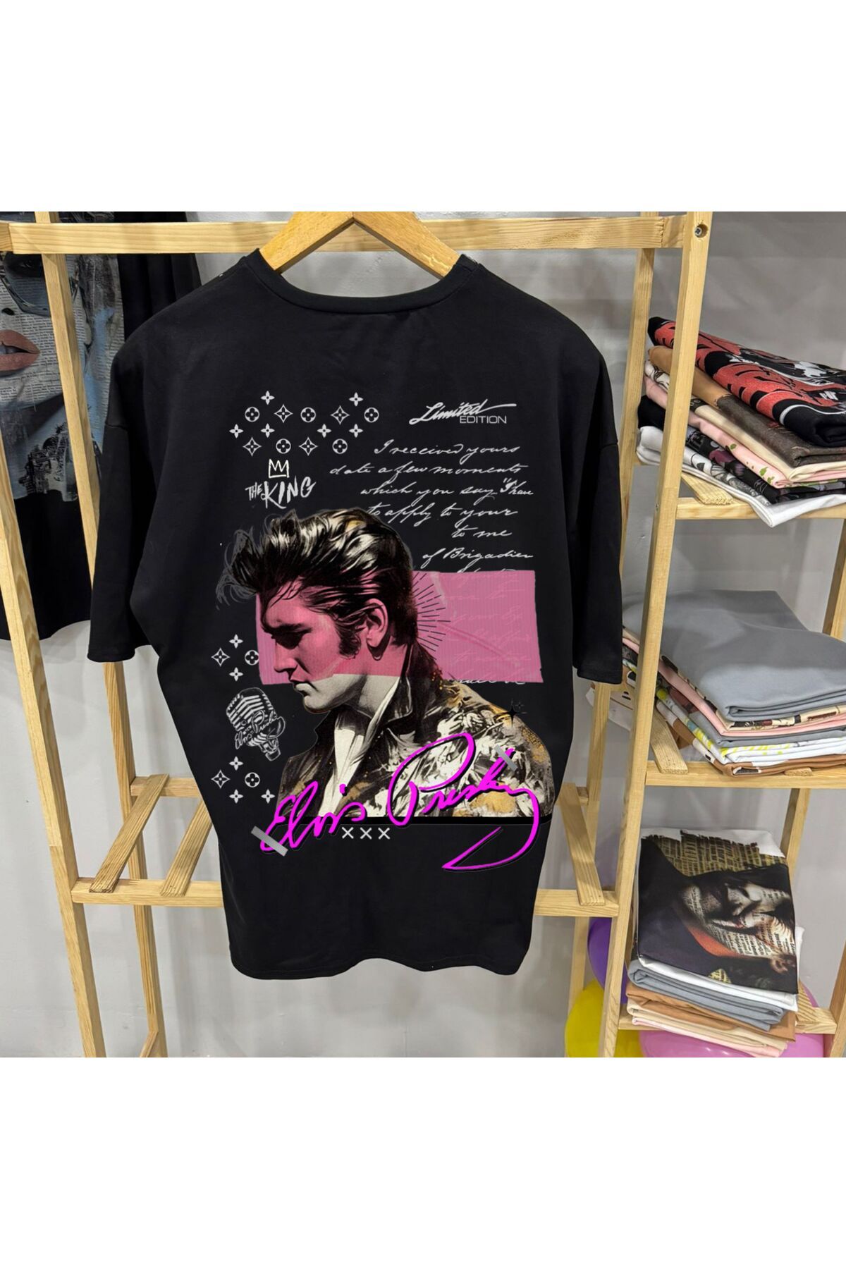 TOMRİS TASARIM elvis presley baskılı T-shirt