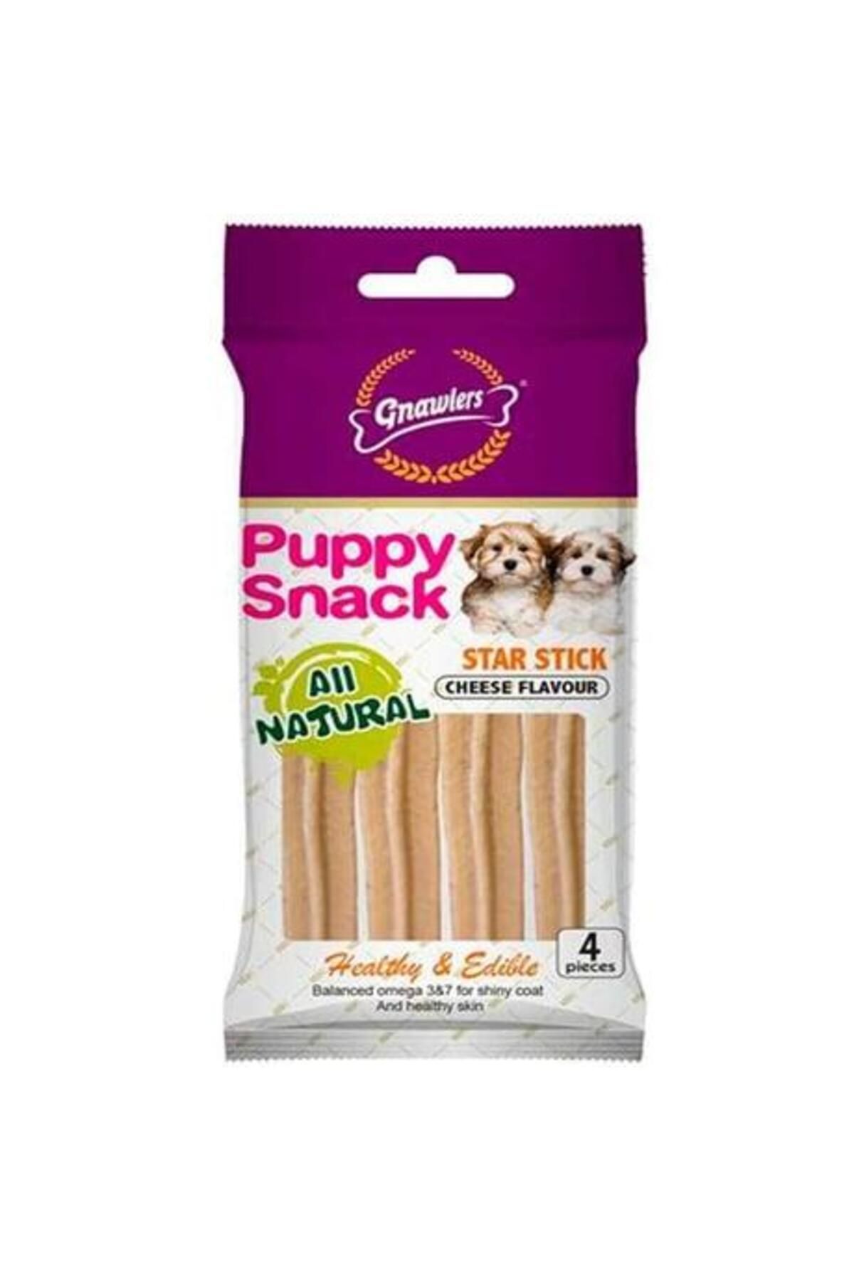 Gnawlers Köpek Ödülü Star Stick Peynir Aromalı 4'lü Paket