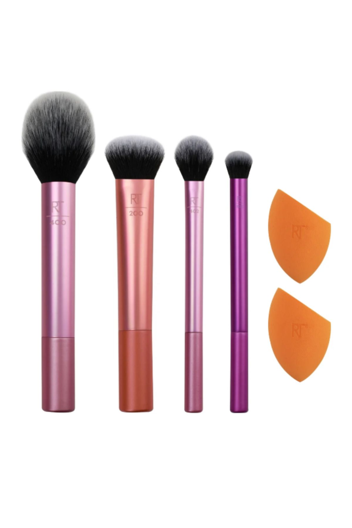 Kadi Cosmetics Profesyonel Makyaj Fırça Seti Çift Süngerli ESSENTIALS SET