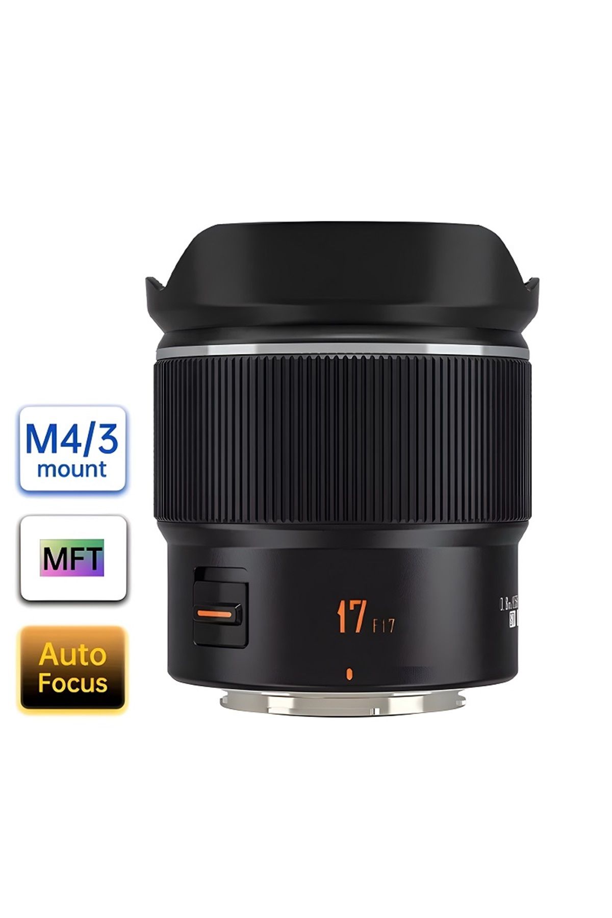 Yongnuo 17mm f/1.7 Otofokus Lens (Micro Four Thirds)