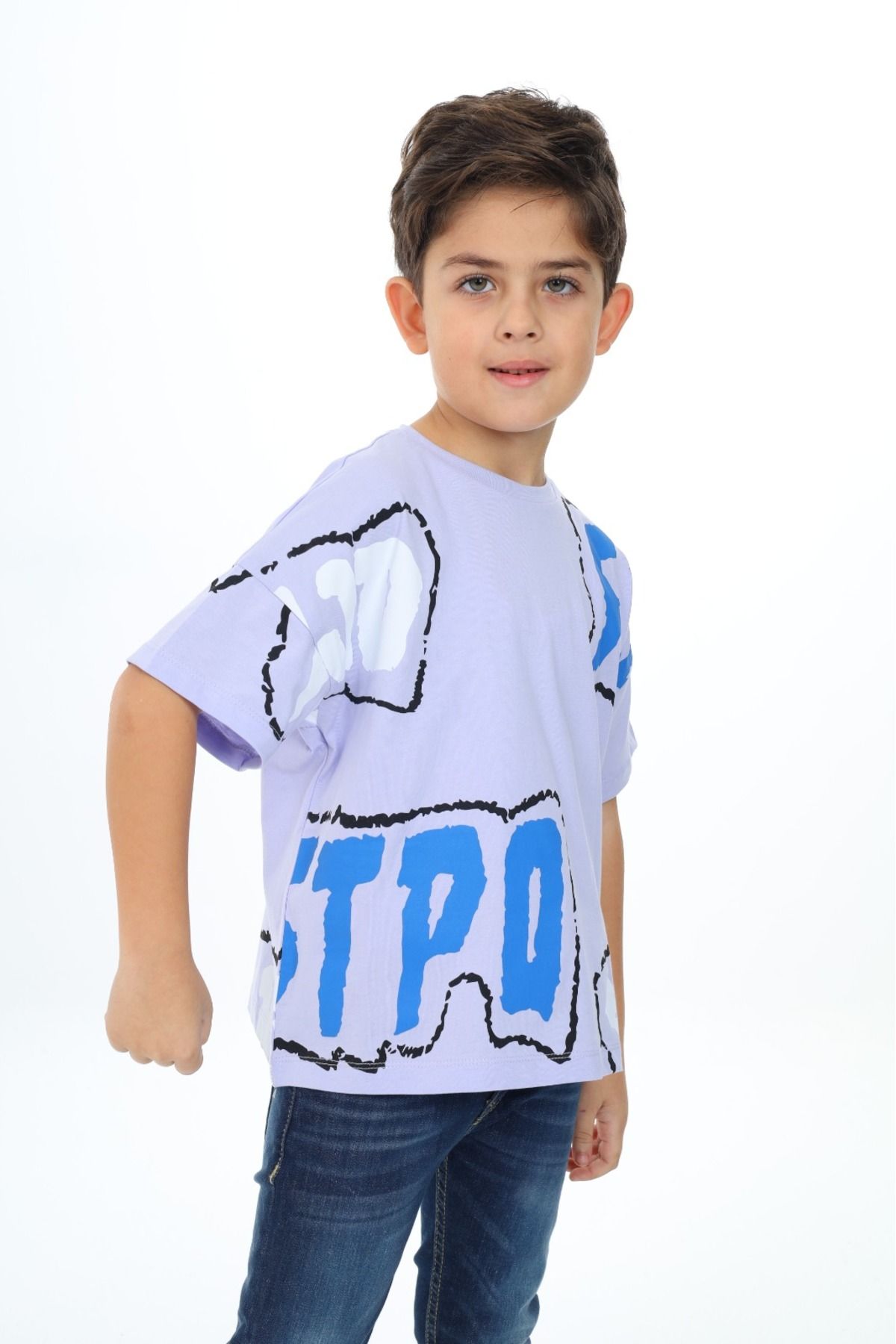 Toontoy-Boys' Stpo Printed T-Shirt 5