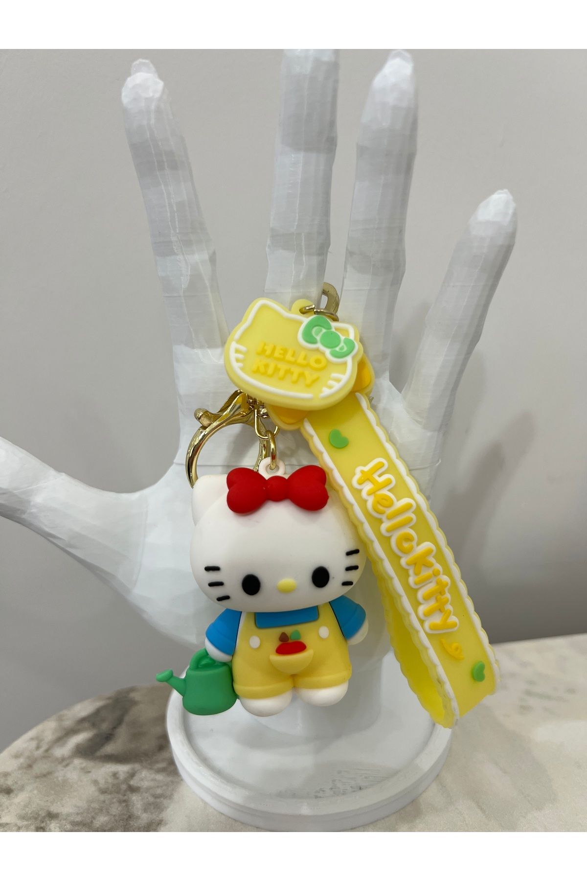 Miyoste Hello Kitty Sevimli 3d Renkli Silikon Anahtarlık & Çanta Aksesuarı Sevgililer Gününe Özel