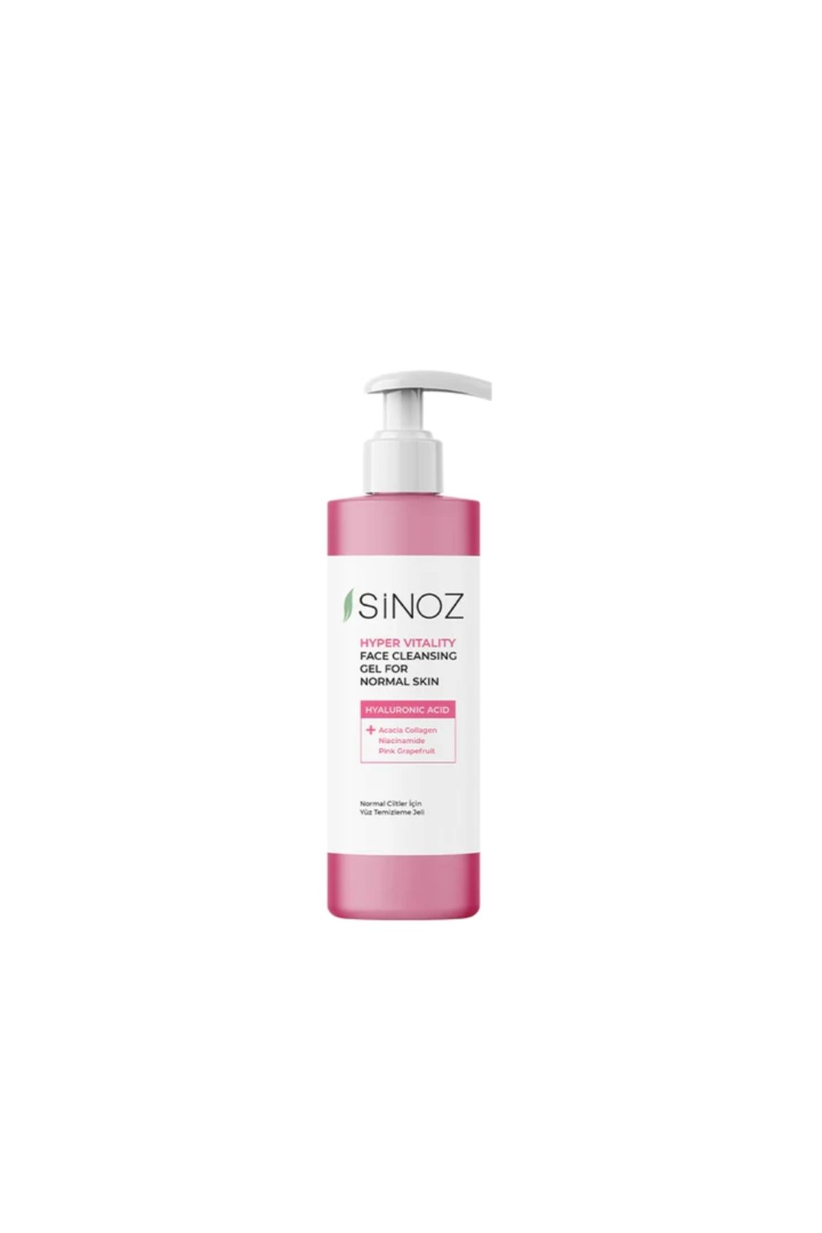 SİNOZ Sinoz Hyper Vitality Gel De Curățare A Feței Pentru Ten Normal, 200 Ml - Gel De Curățare A Feței Pentru Uz Zilnic - One Size