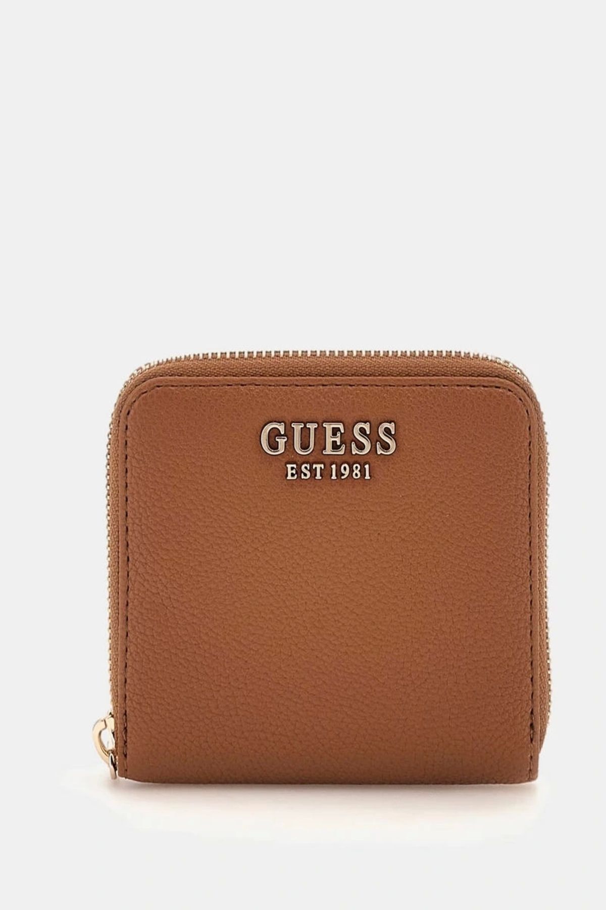 Guess Kadın Kahverengi Defne Logolu Mini Cüzdan