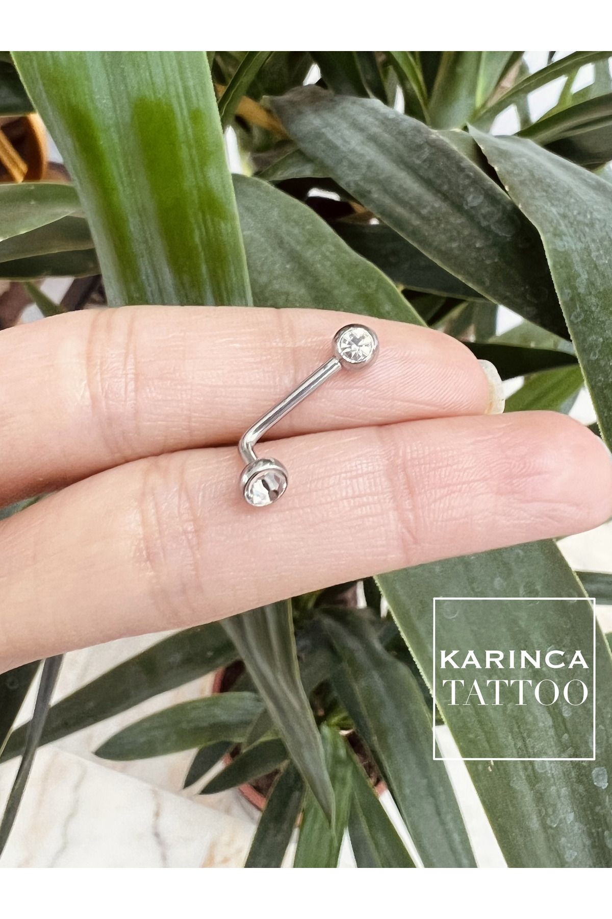 Karınca Piercing-Genital Piercing with Stones (Ant Tattoo) 4