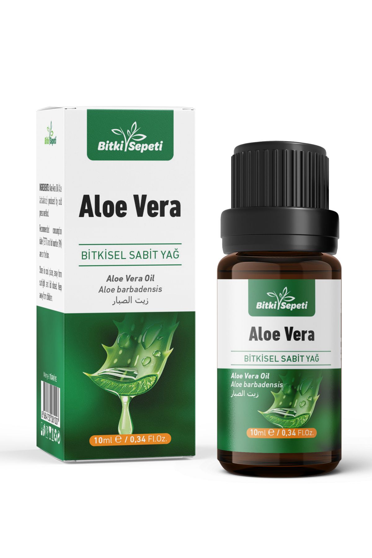 Bitki Sepeti Aloe Vera Yağı, 10 ml, Cilt Sorunlarına Karşı, Uçucu Yağ, Buhurdanlık Difizör Yağı, Oda Kokusu