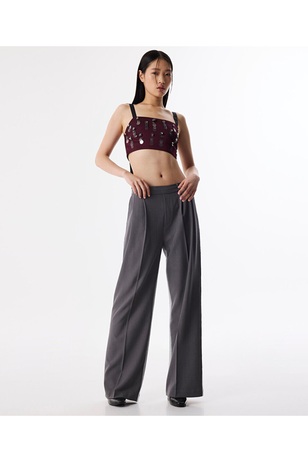 Twist KUMAŞ MIX WIDE LEG FİT PANTOLON - Fiyatı, Yorumları