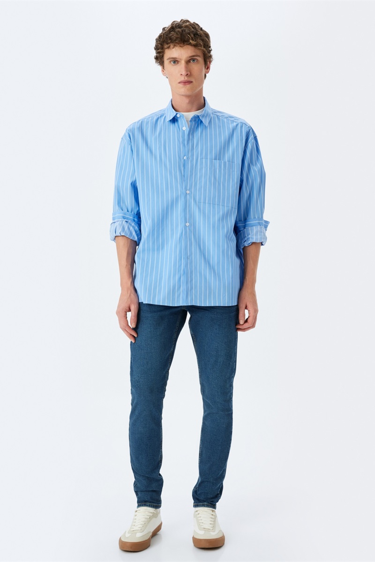 Koton  JUSTIN Super Skinny indigo Erkek Jean Pantolon 5SAM40041ID - Görsel 4