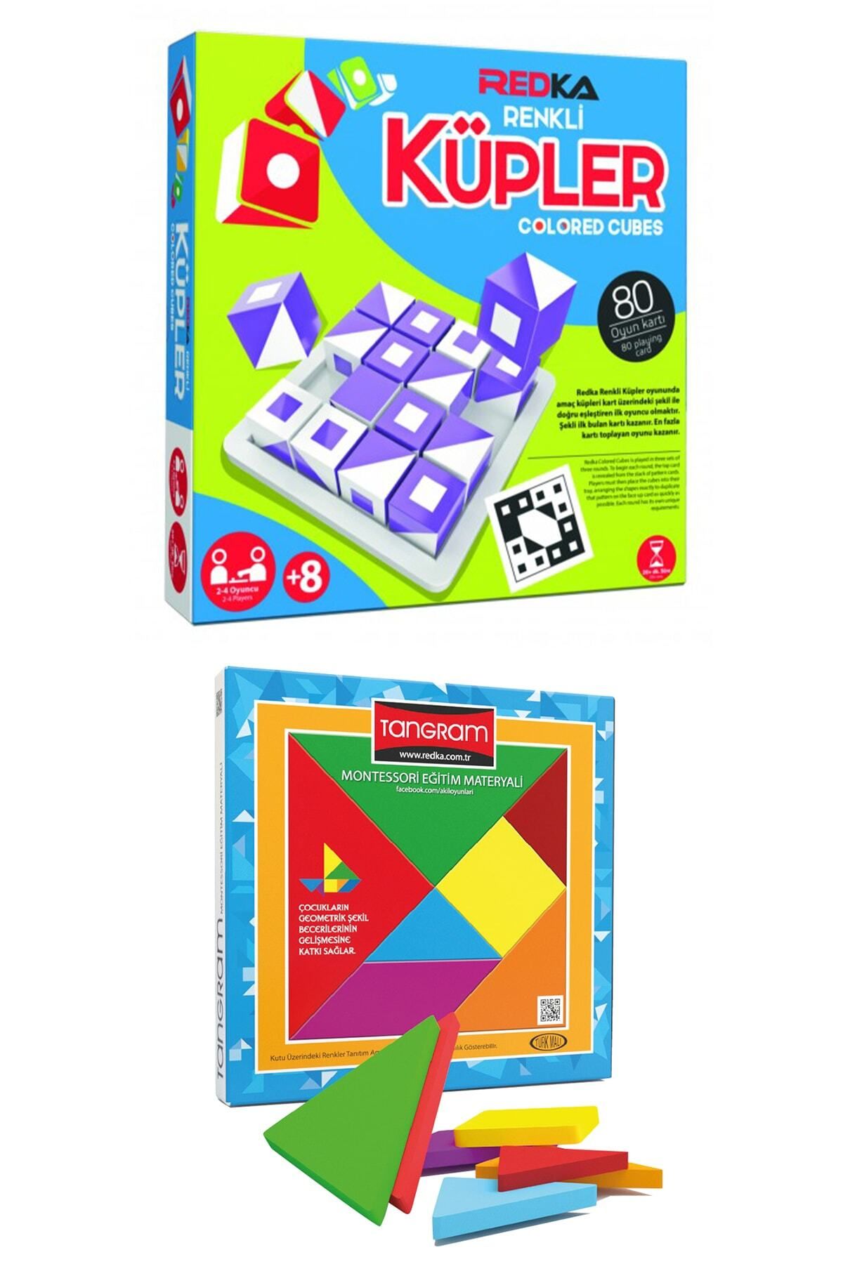 cagdaskids Renkli Küpler Ve Renkli Tangram