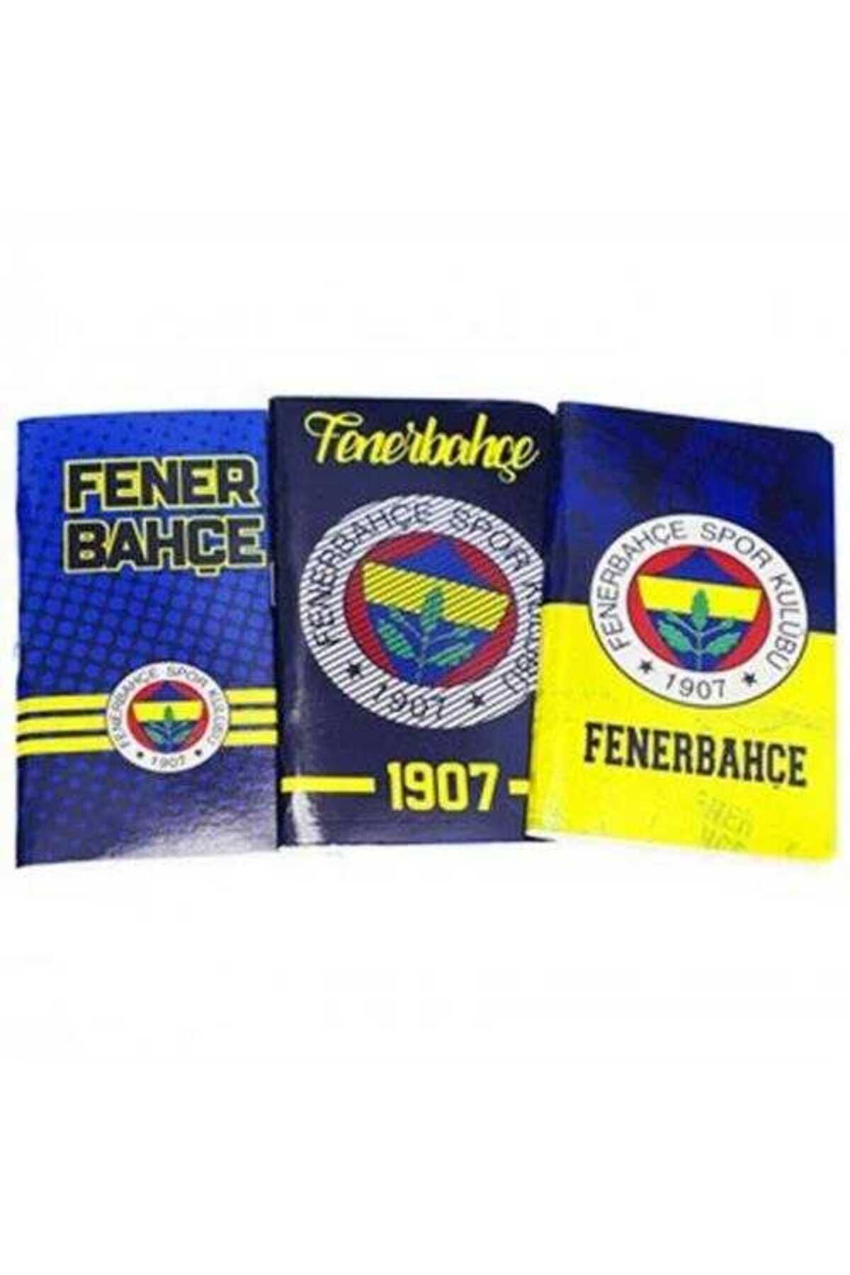 TMN Bloknot Not Defteri Fenerbahçe Tel Dikişli 8X13 Cm Küçük Boy Karton Kapak 595956 (68 Li Paket)