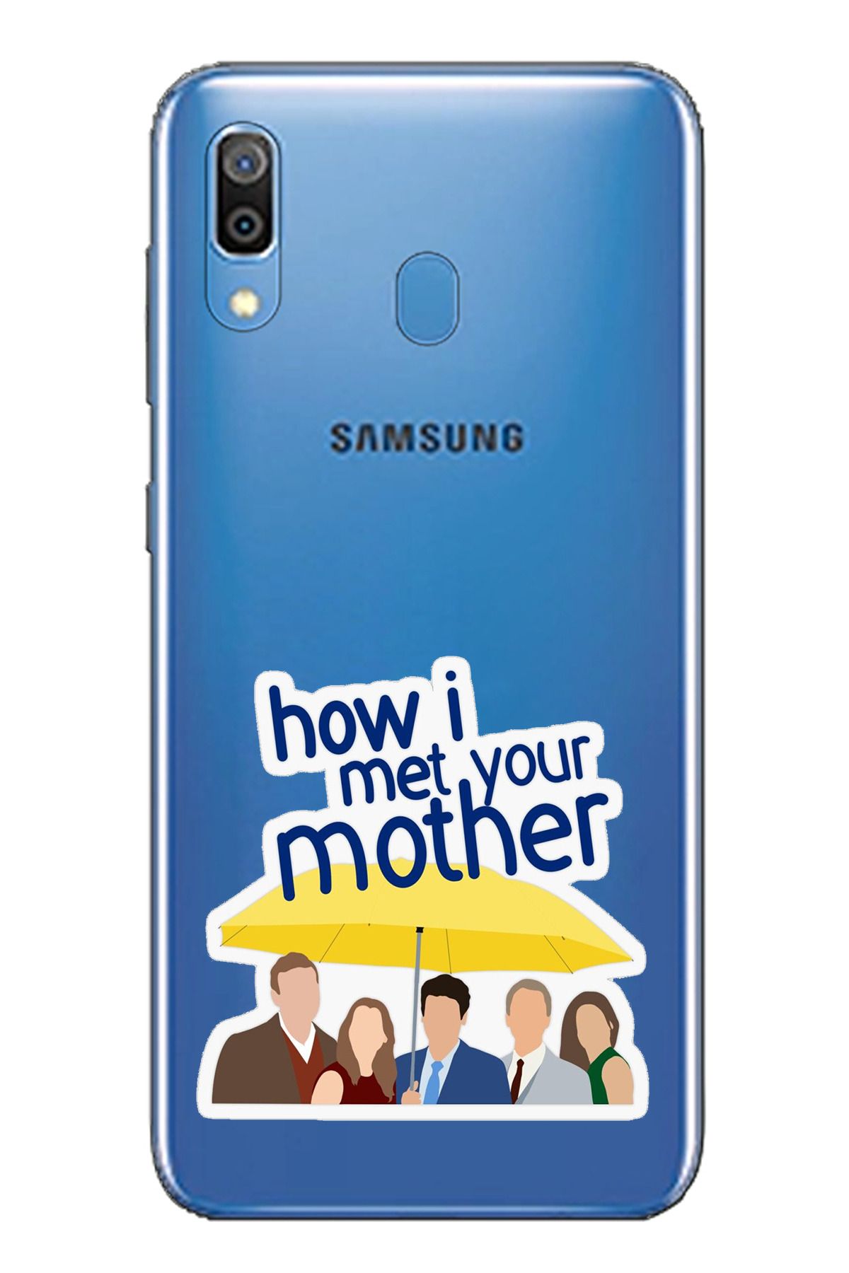 TechTree SAMSUNG Galaxy A20 / A30 Uyumlu How i met your mother Minimalist Tasarımlı Şeffaf Silikon Kılıf