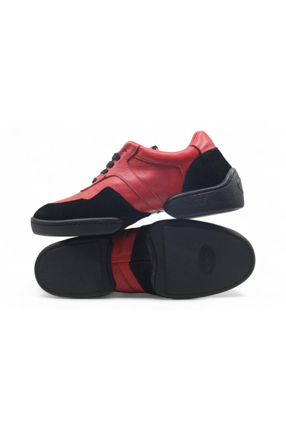 MEEGORA-Genuine Leather - Red Dance and Walking Shoes 3