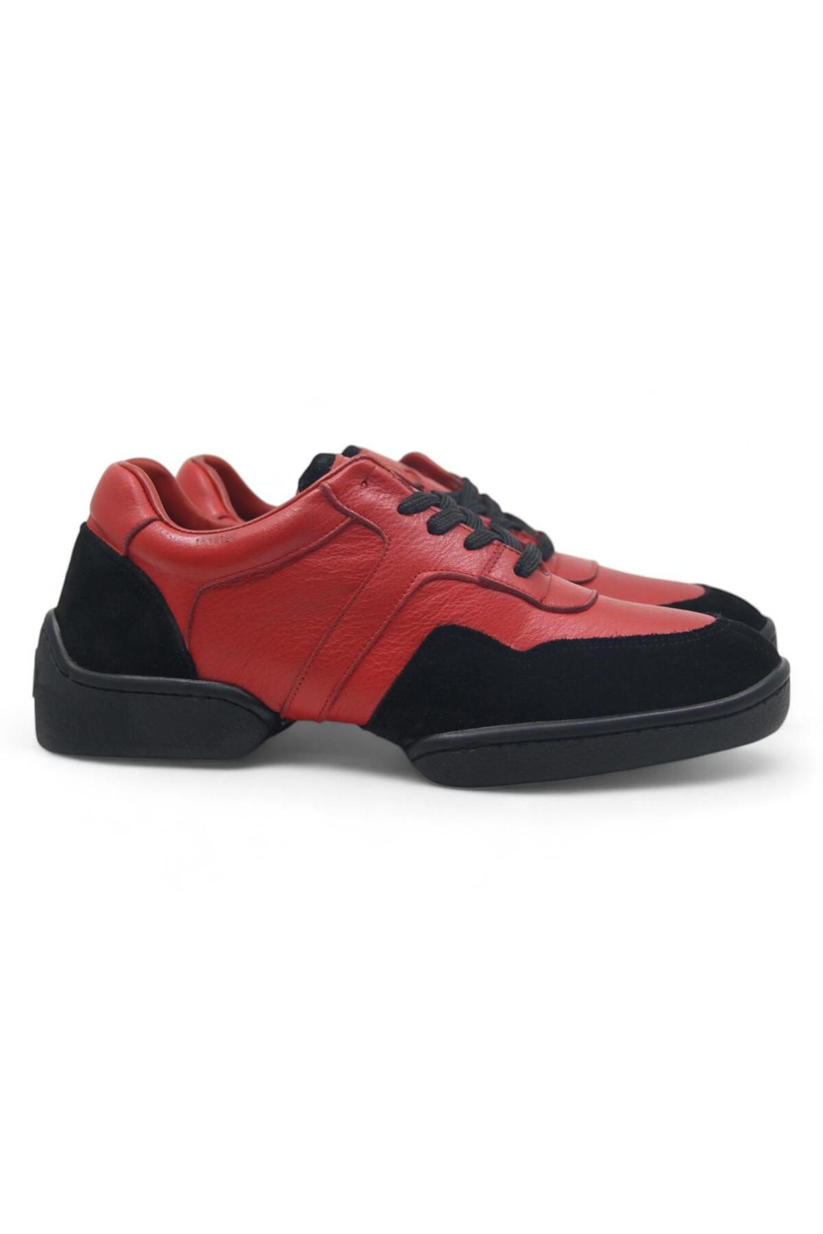 MEEGORA-Genuine Leather - Red Dance and Walking Shoes 1