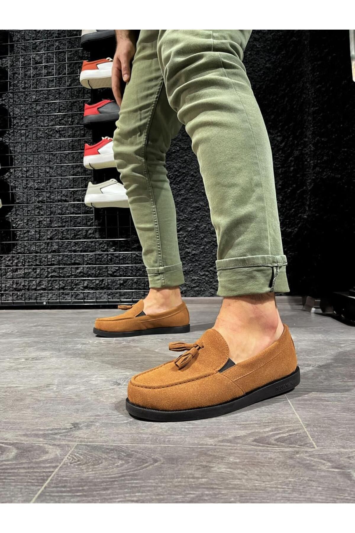 Arda Knack Loafer Erkek Ayakkabı 007 Taba