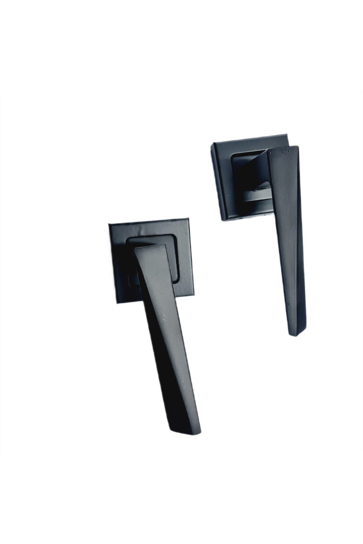 Nobel-Door Handle Max Penta Mats Black Wc Door Handle with Square Badge / 2 Set 8
