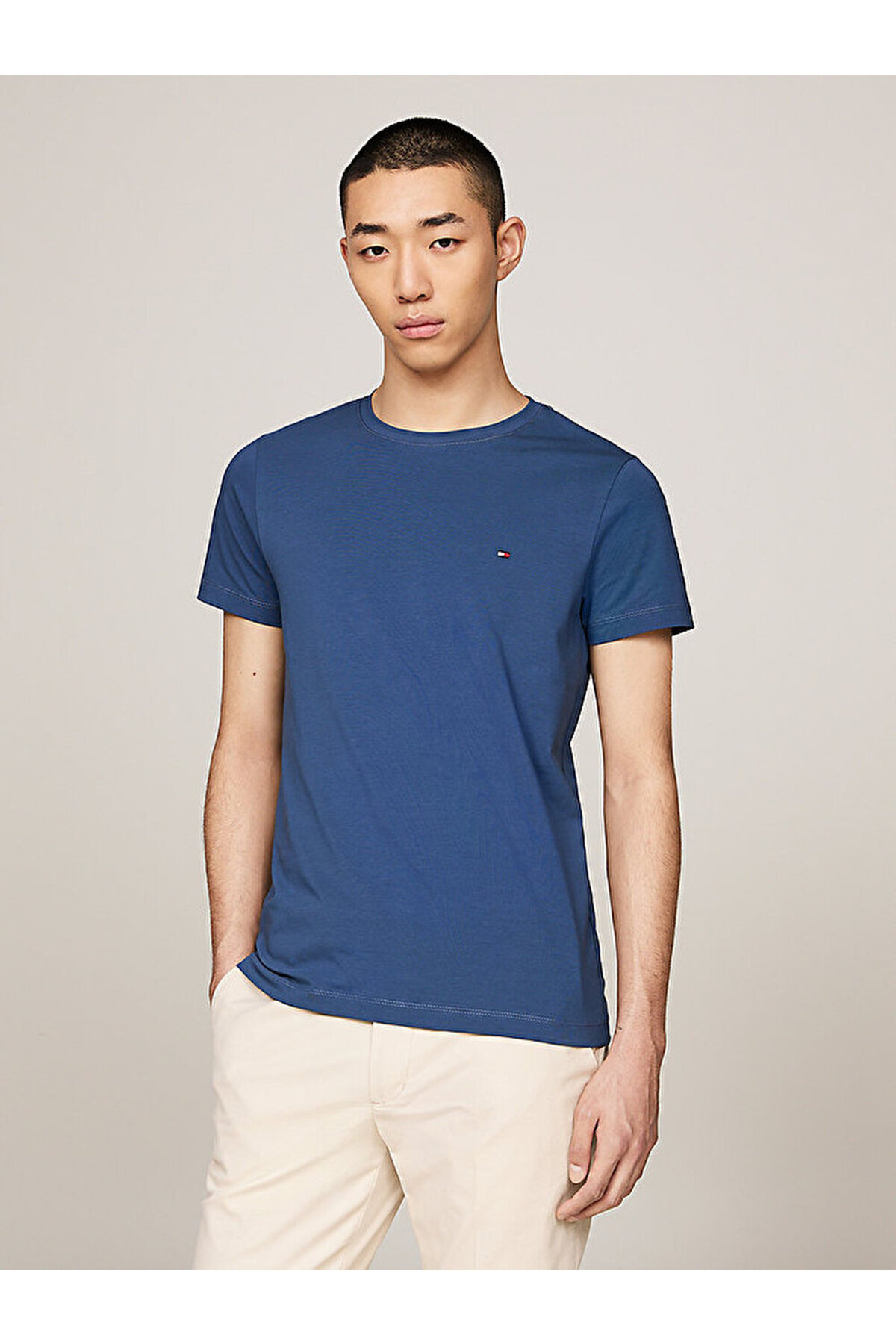 تامی هیلفیگر تی شرت مردانه طرح اسلیم فیت کشی
