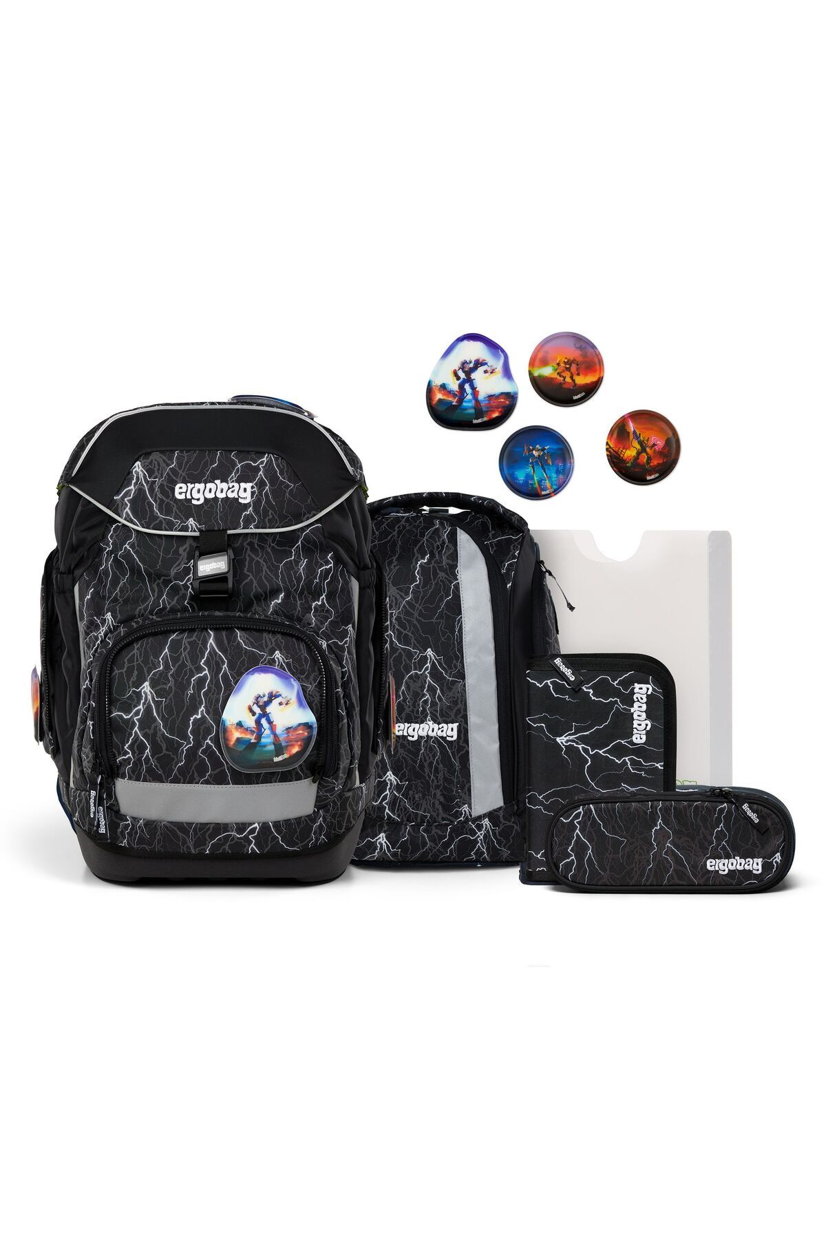 Ergobag-Pack satchel set 6 pcs. incl. velcro set 1