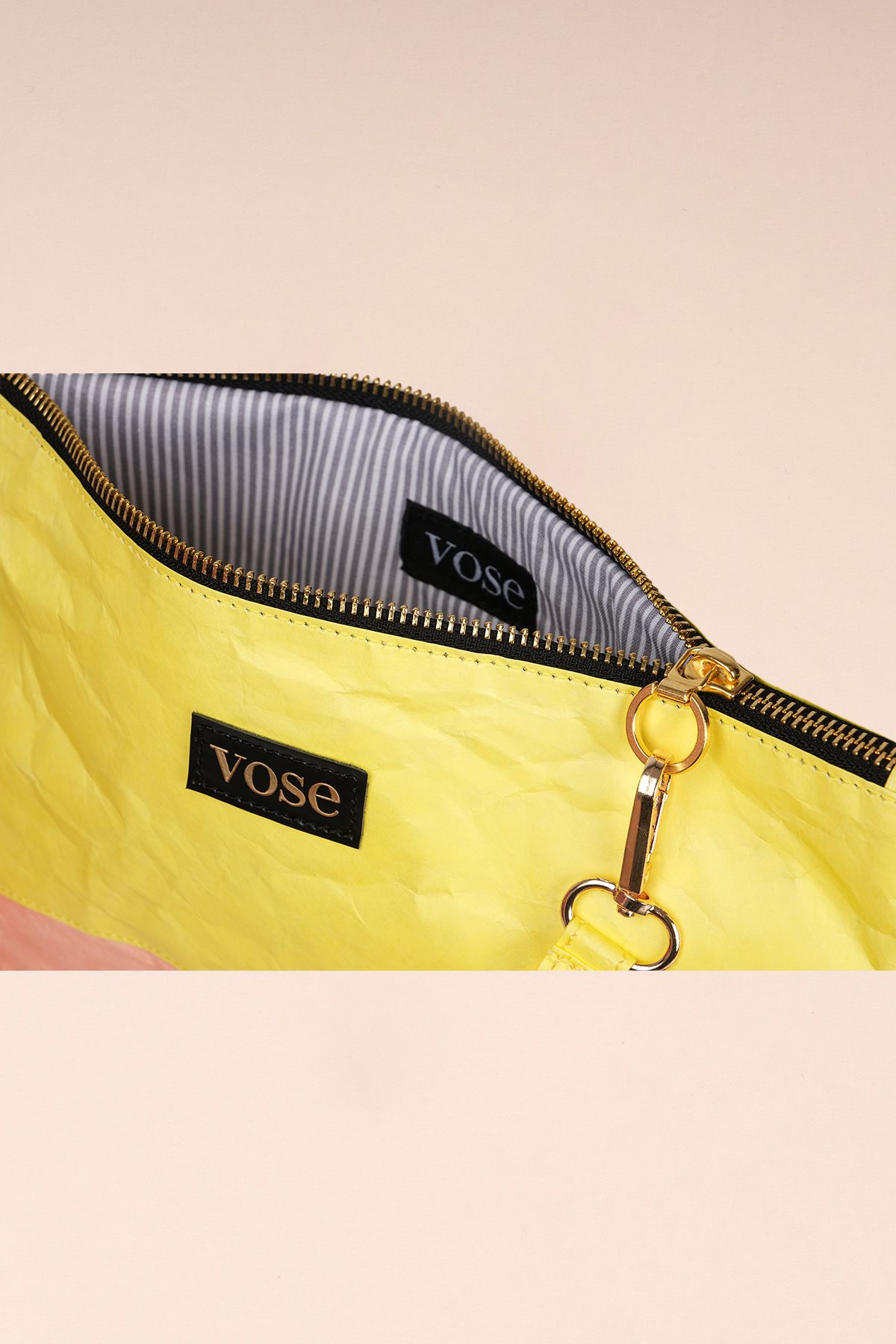 Vose-Eco-Friendly and Durable Clutch Bag Yellow Salmon 4