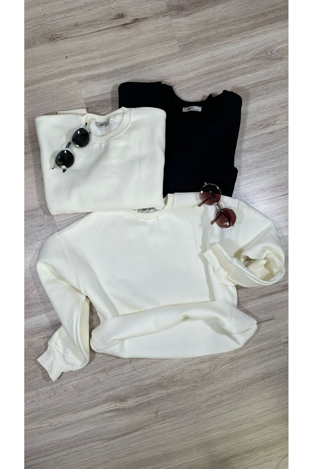 MODA Püsküllü Bel Detaylı Kadın Mini Sweatshirt