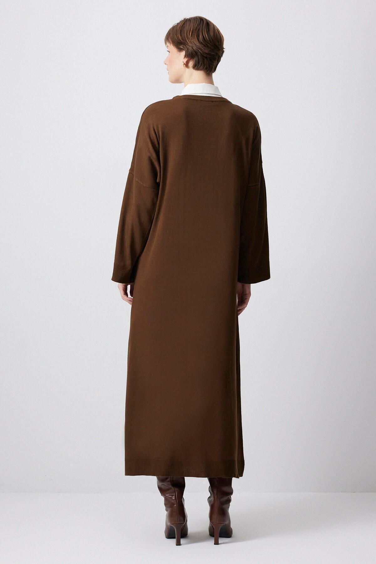 Touché Privé-Πλεκτό φόρεμα oversize 4