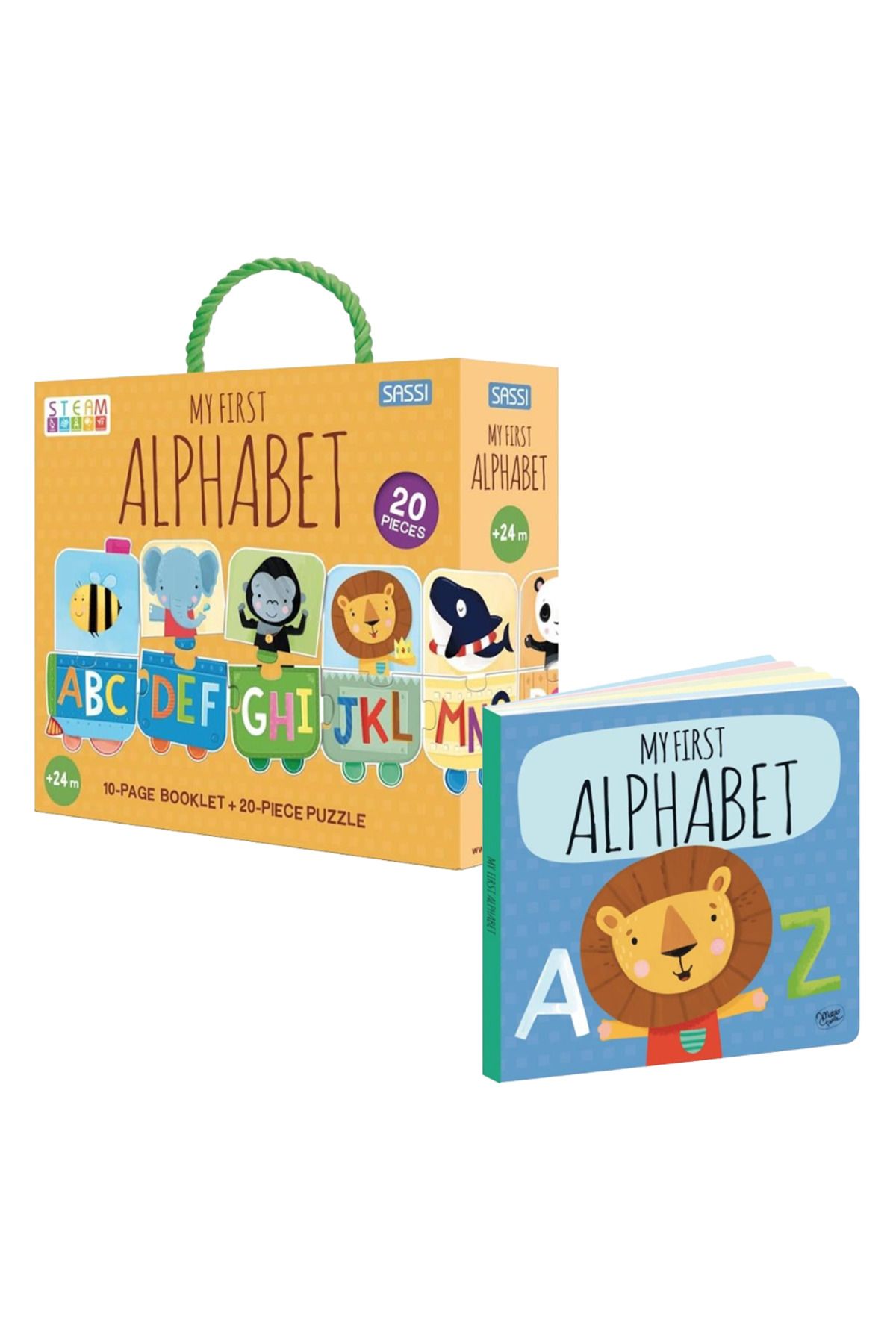 Sassi Junior-My First Alphabet - Steam Puzzle 1
