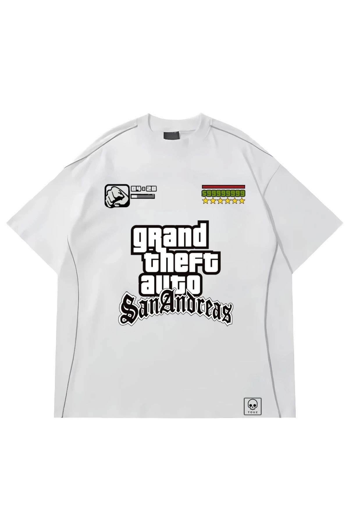 Violon Hip-hop Streetwear GTA San Andreas Extra Cash Jersey (Unisex) T-Shirt