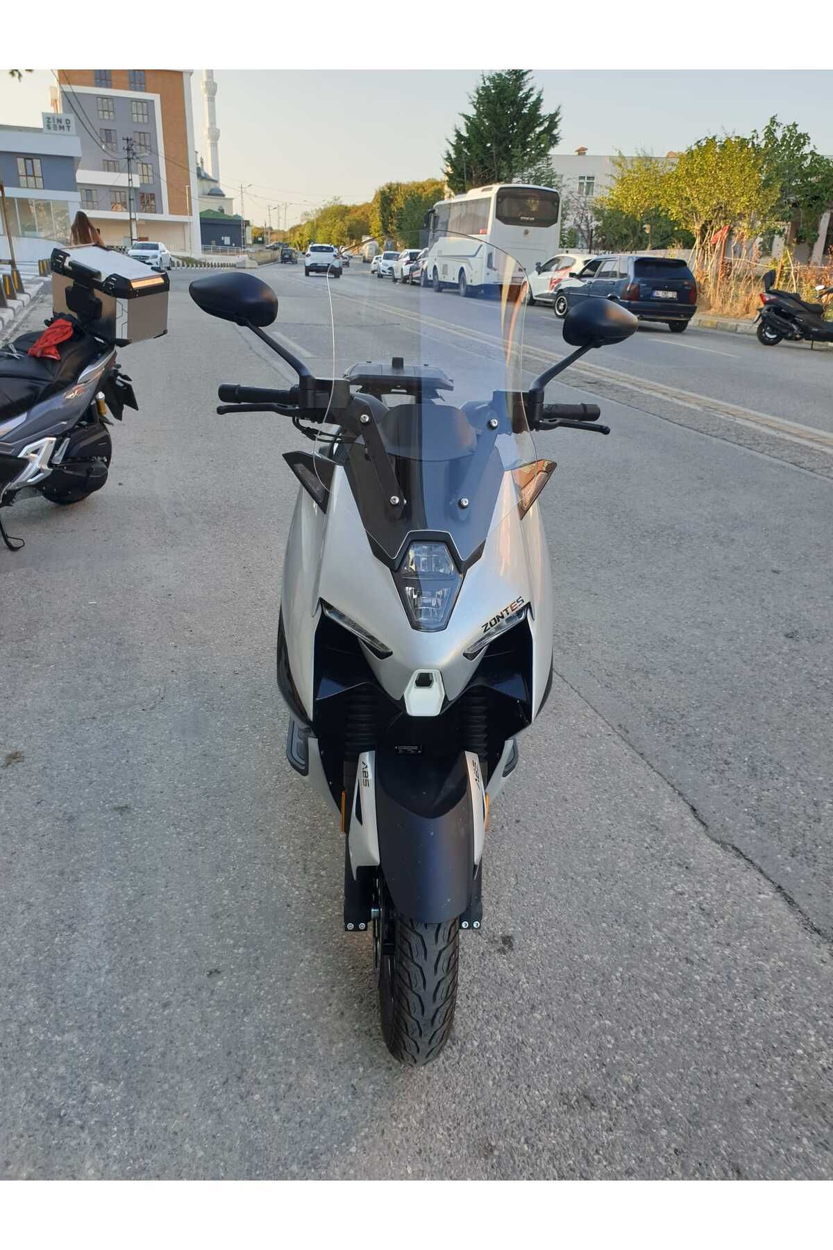 Zontes ZT 125 Siperlik Ön Cam 2025 Model 55cm Şeffaf Renkli 4mm